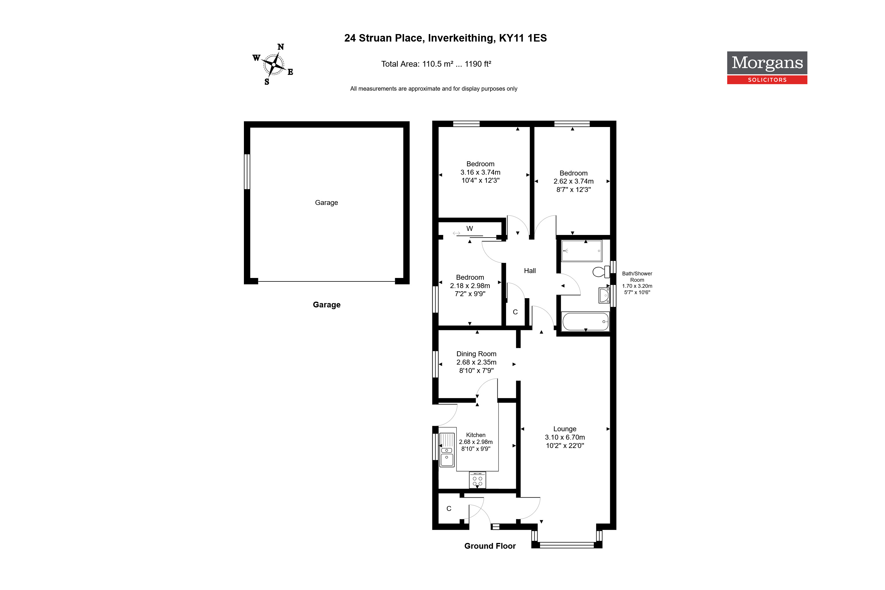 24, Struan Place, Inverkeithing floorplan