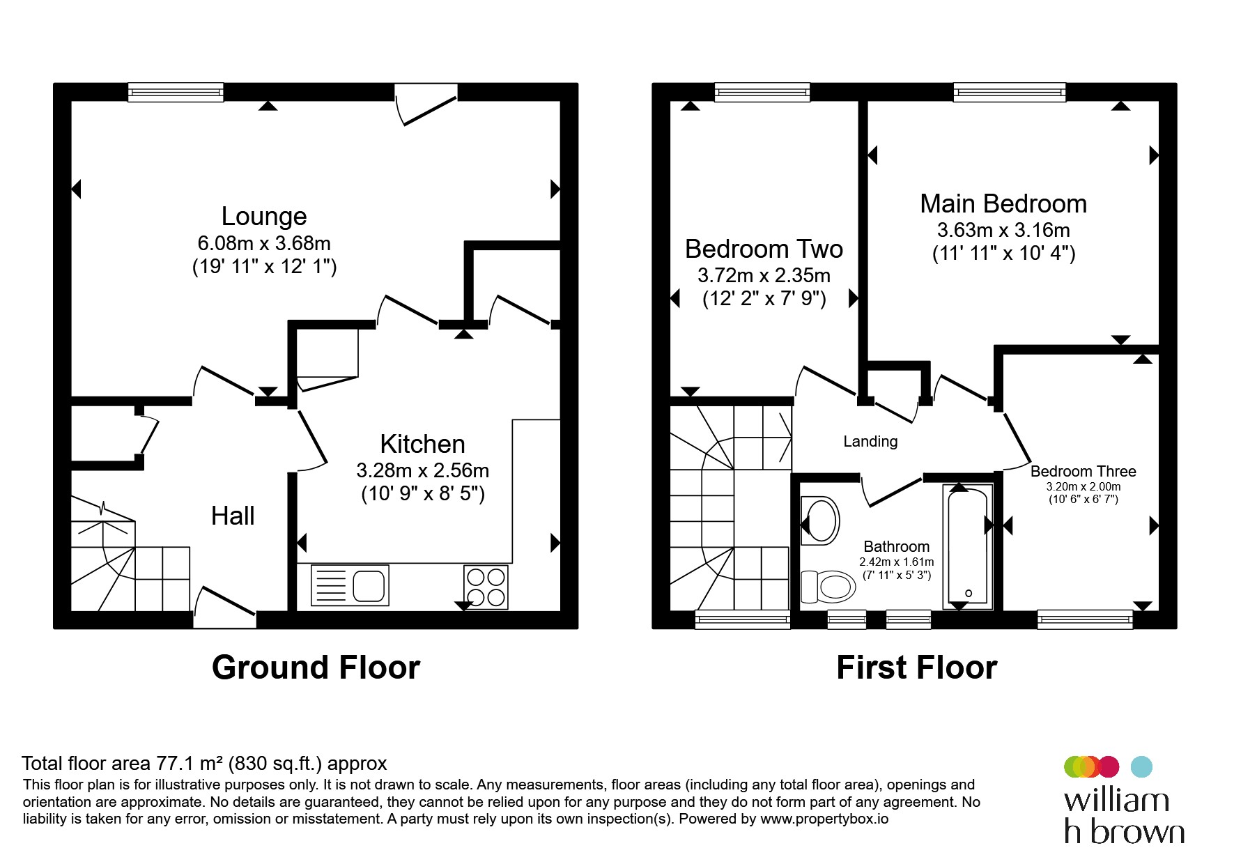247, Minerva Way, Wellingborough floorplan