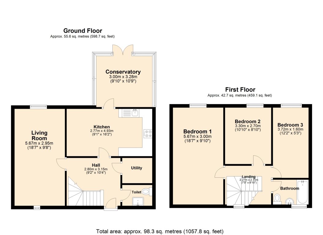 51, Odecroft, Peterborough floorplan