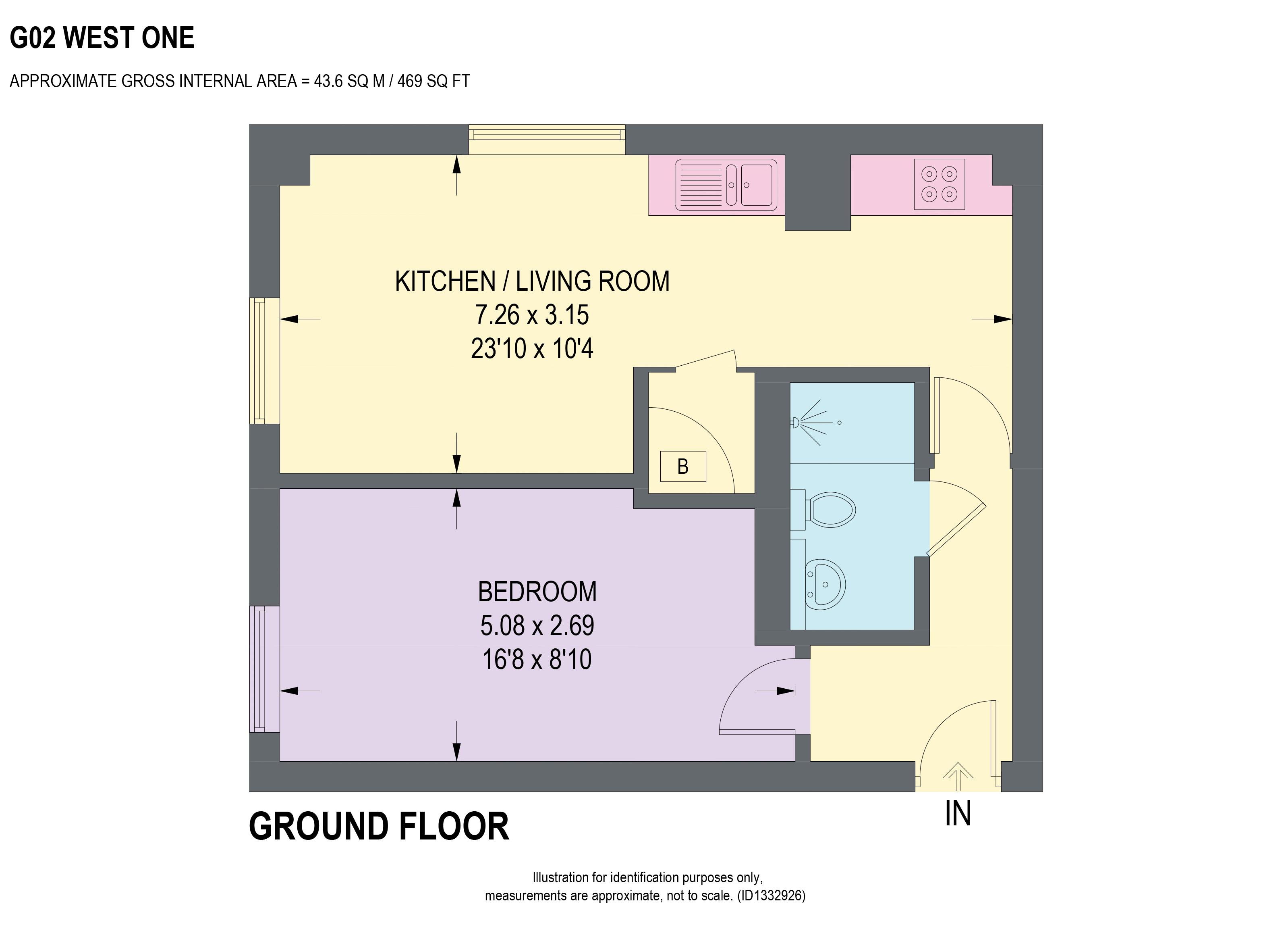 G02, West One Panorama 18 Fitzwilliam Street, Sheffield floorplan