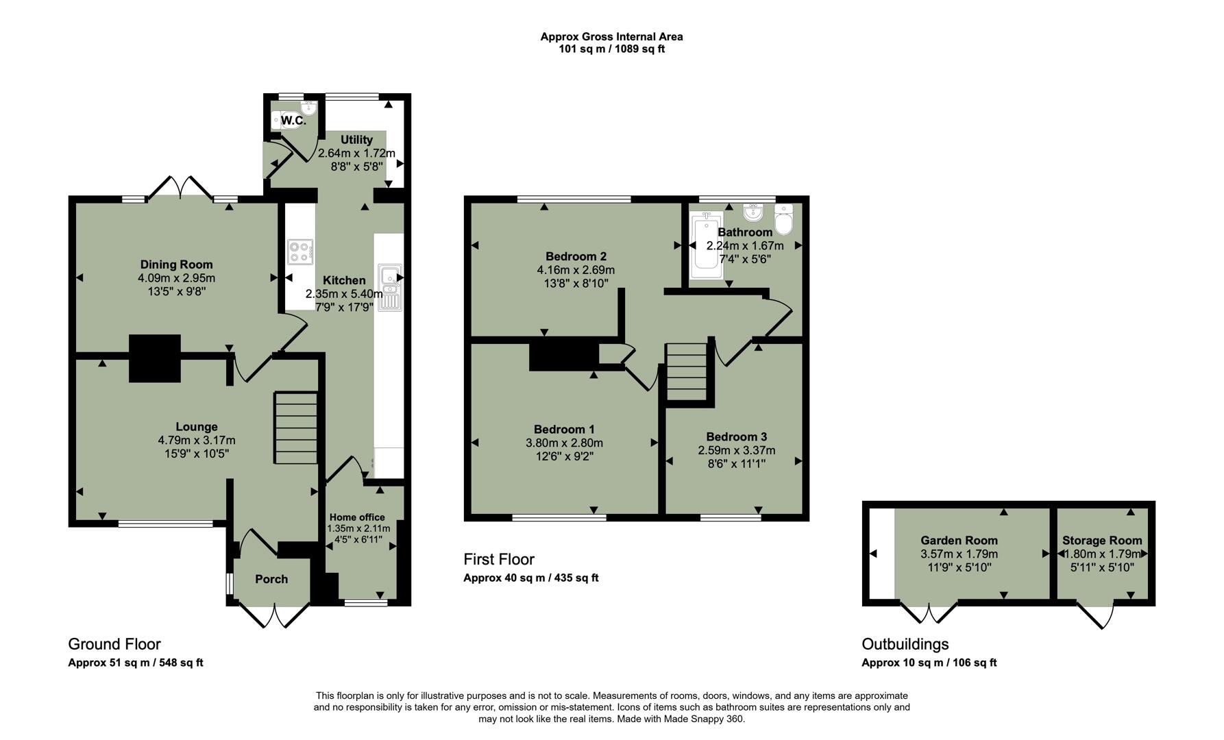 Hendre Road, Cardiff floorplan