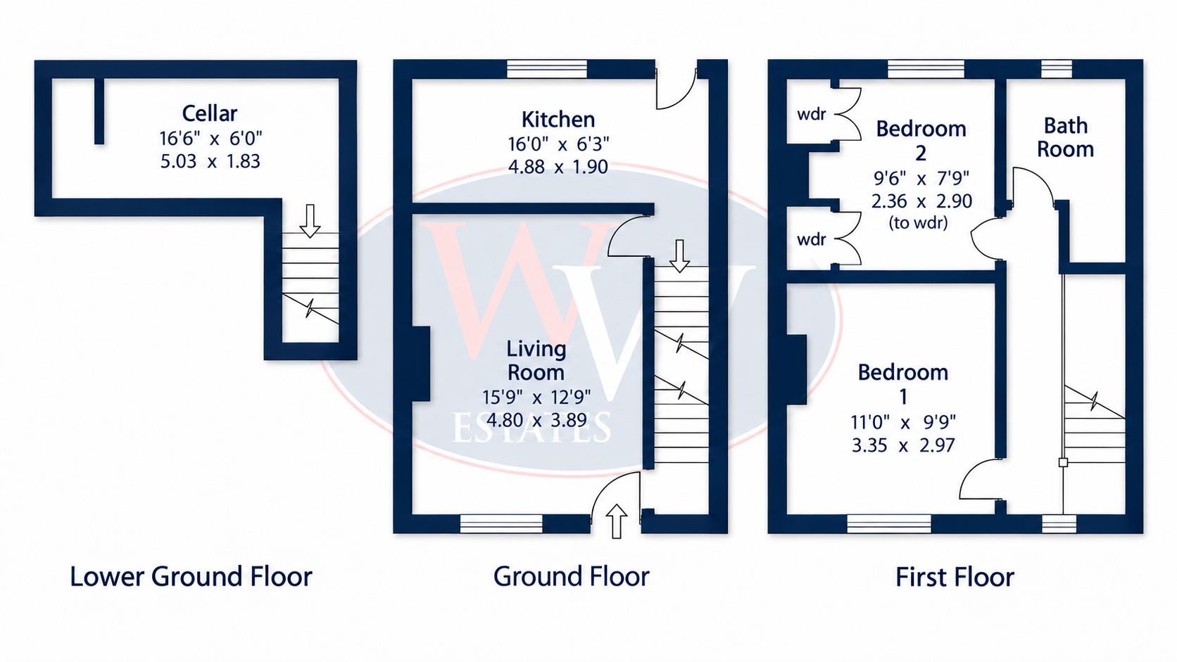 23 Wharton Square, East Parade, Baildon floorplan