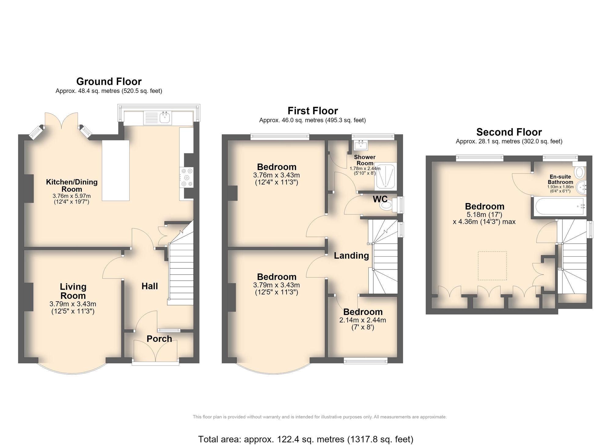 89 Springfield Road, Sheffield floorplan
