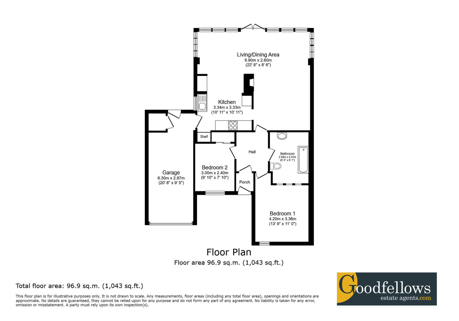 89, Westgarth, Newcastle upon Tyne floorplan