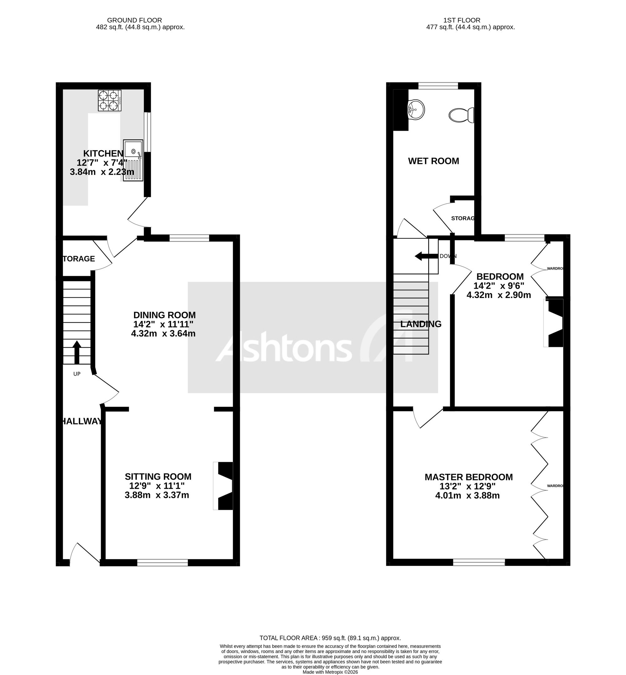 300 Clipsley Lane, St. Helens floorplan