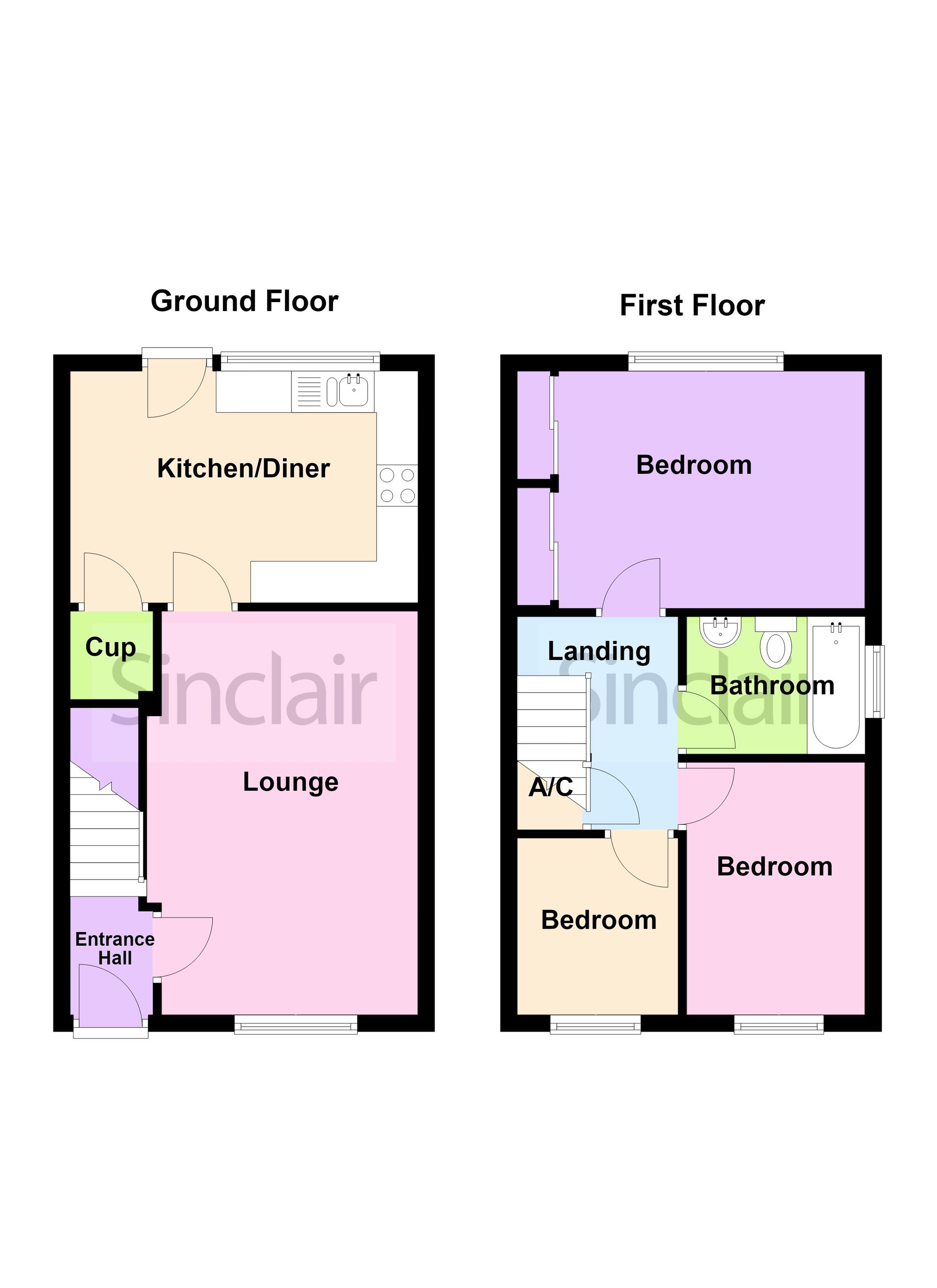 10 Chapel Close, Coalville floorplan