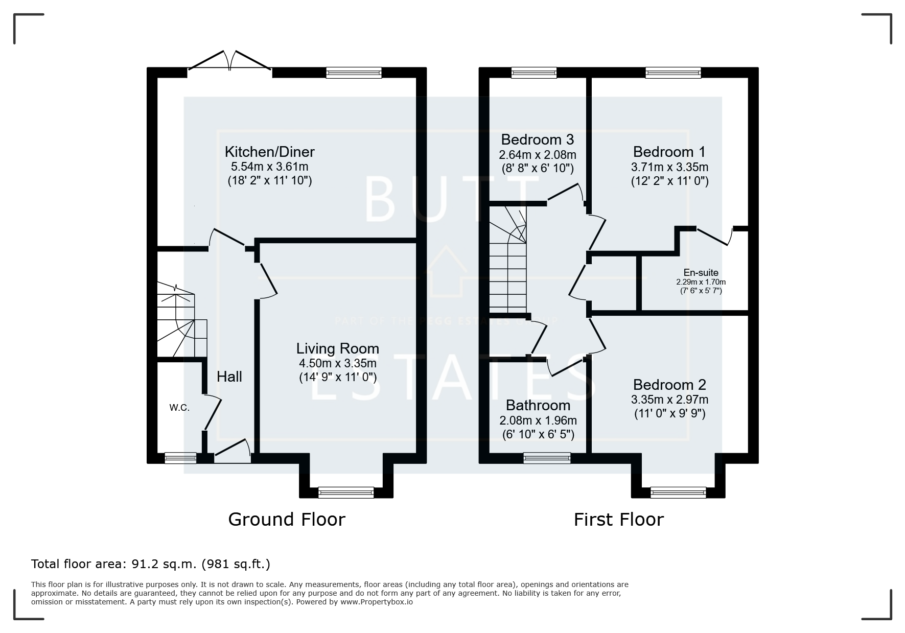 29 Elm Park Way, Exeter floorplan