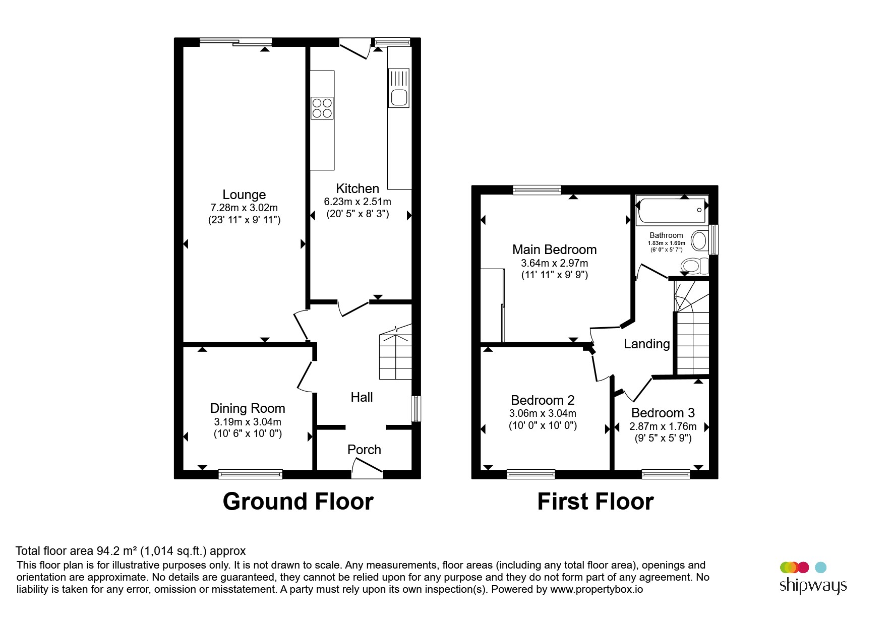 96, Boughton Road, Rugby floorplan