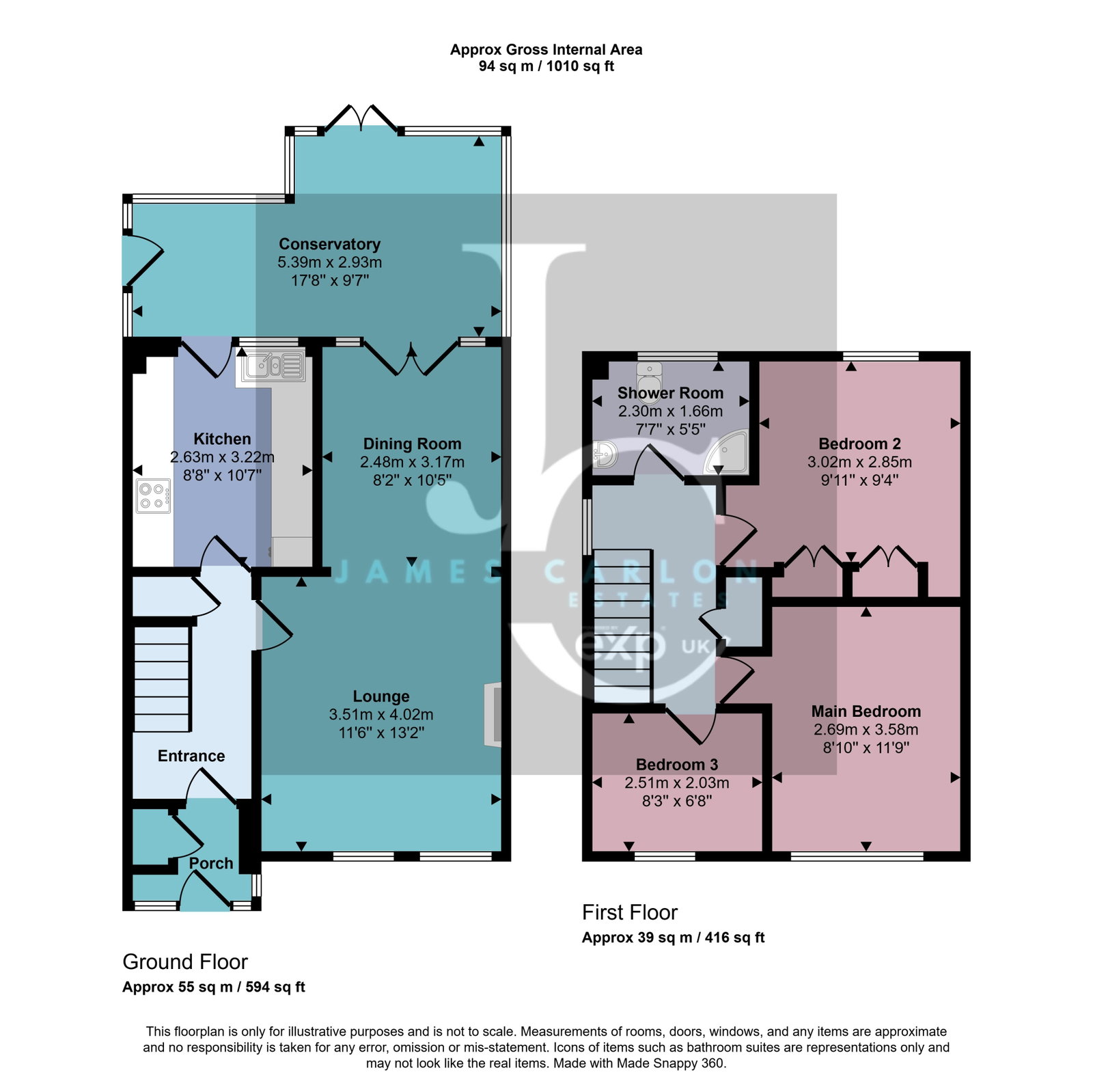 5, Westerkirk Drive, Telford floorplan