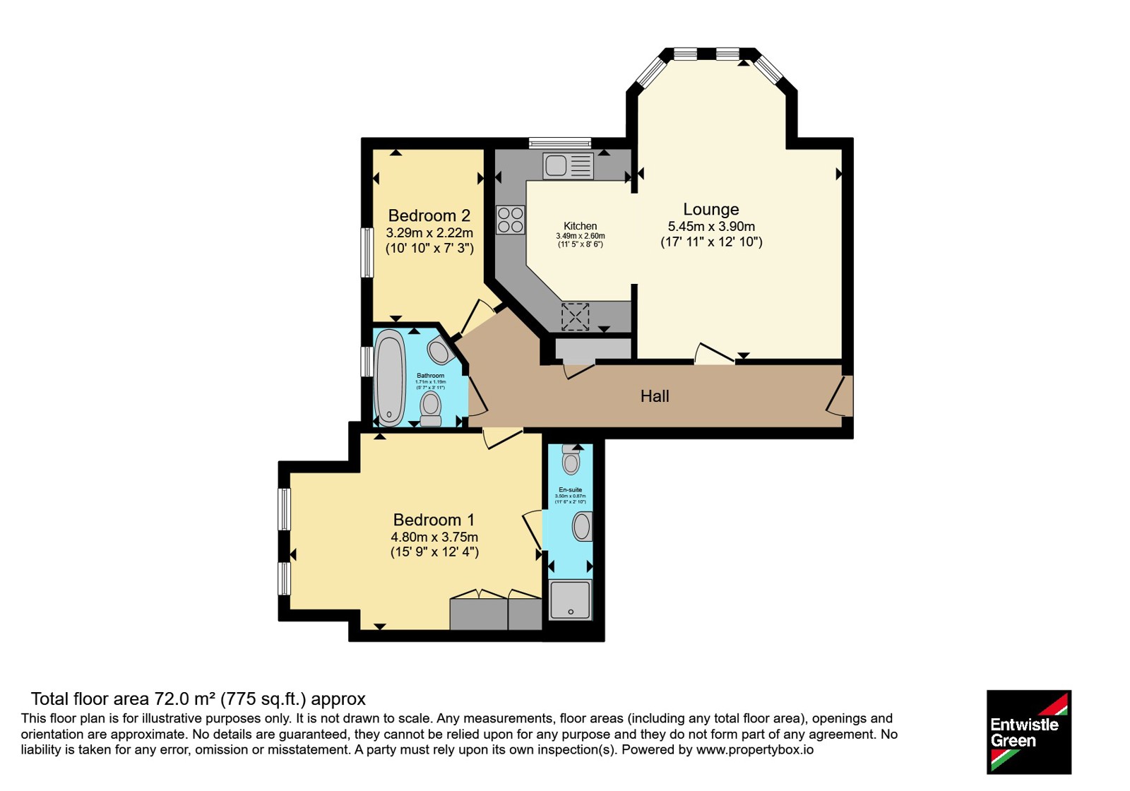Apt 3, The Sandwarren, 21, Victoria Road, Liverpool floorplan