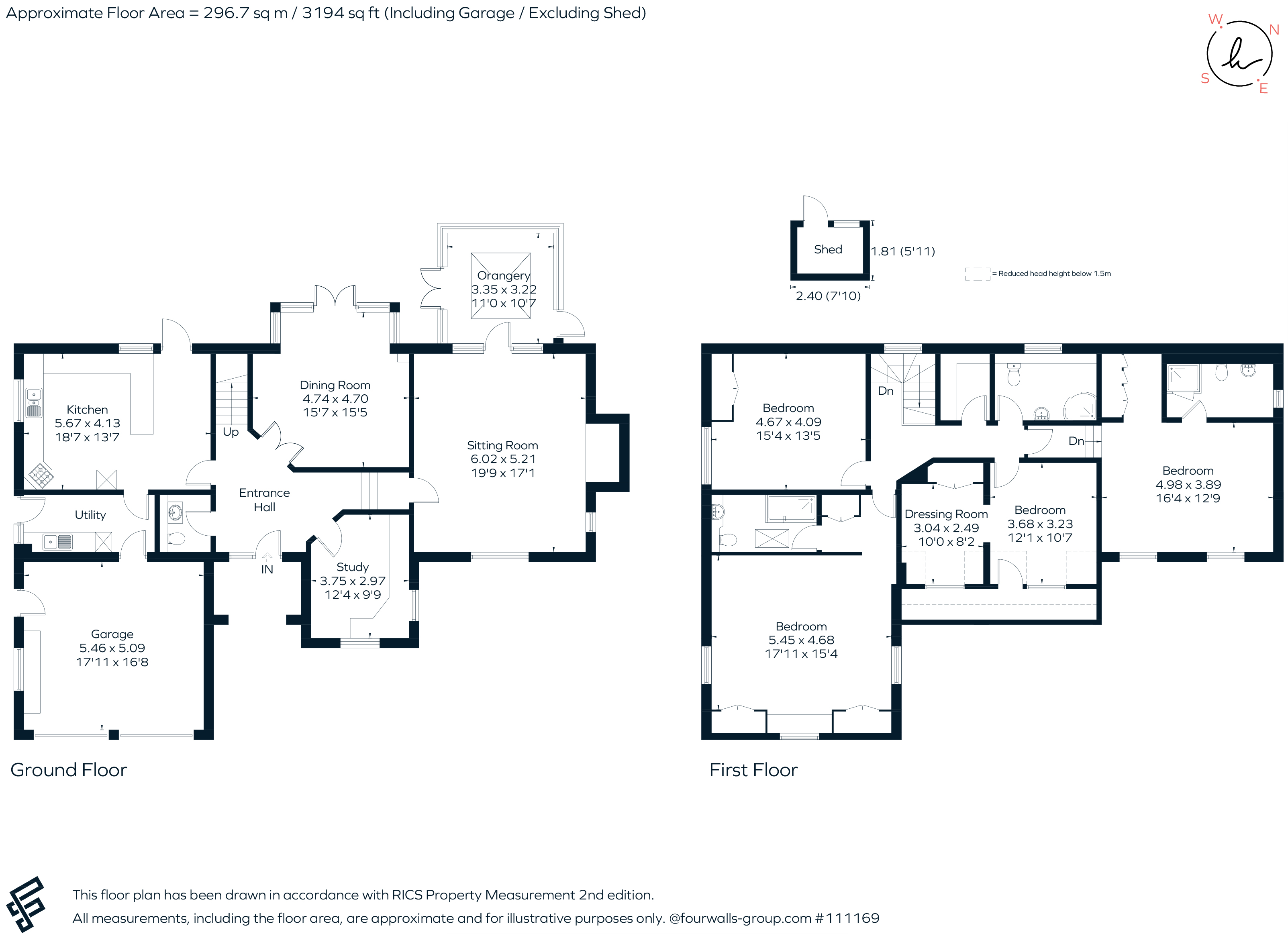 Aragon House, Quineys Road, Shottery floorplan