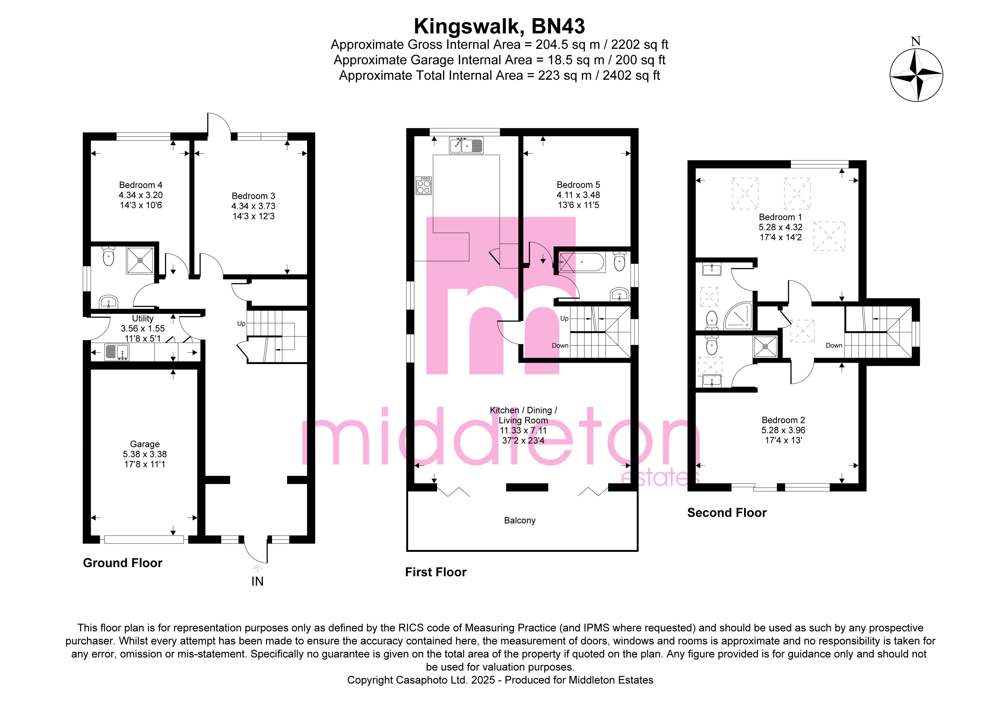 29, Kings Walk, West Sussex floorplan