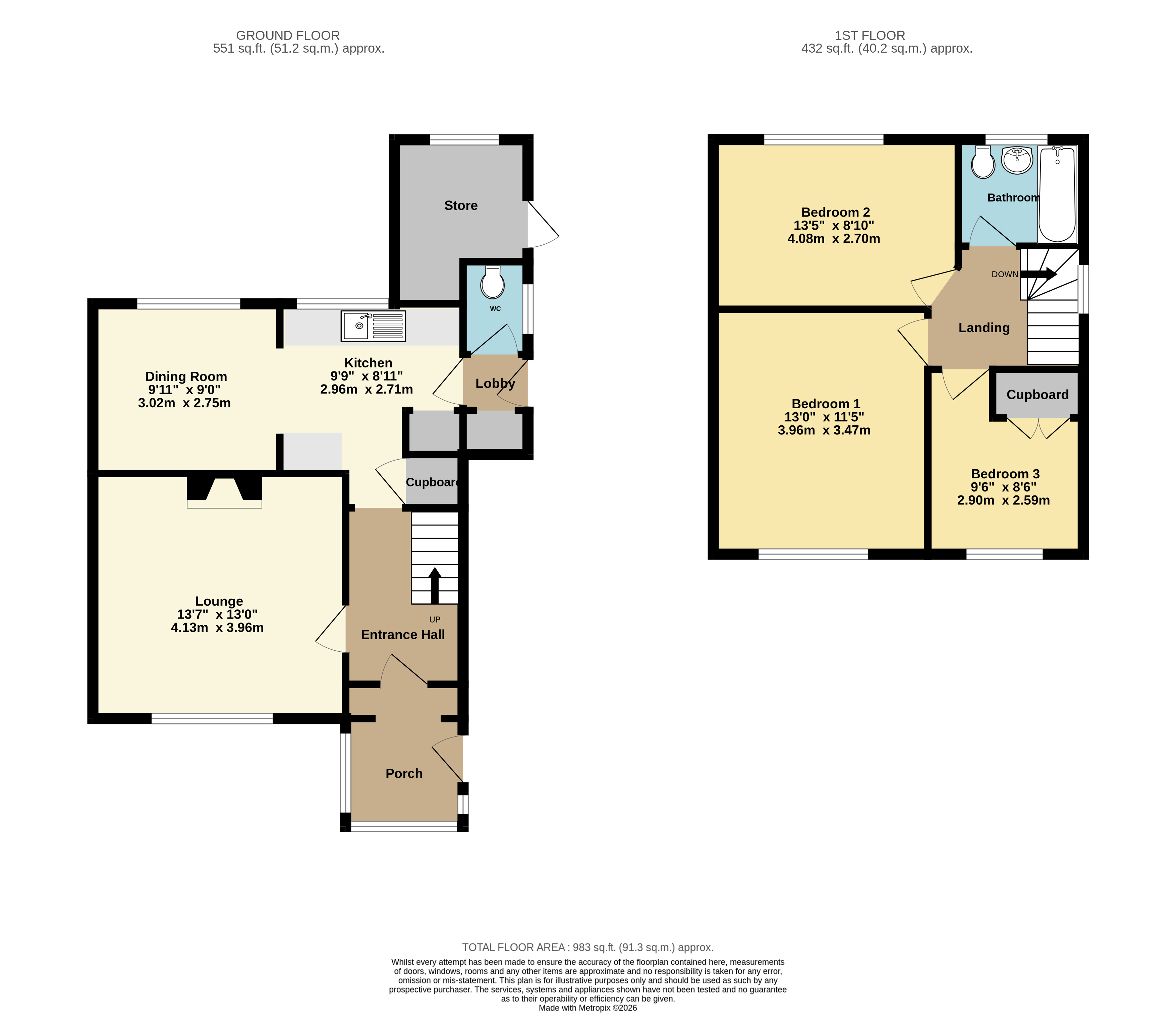 27, Milton Mead, New Milton floorplan