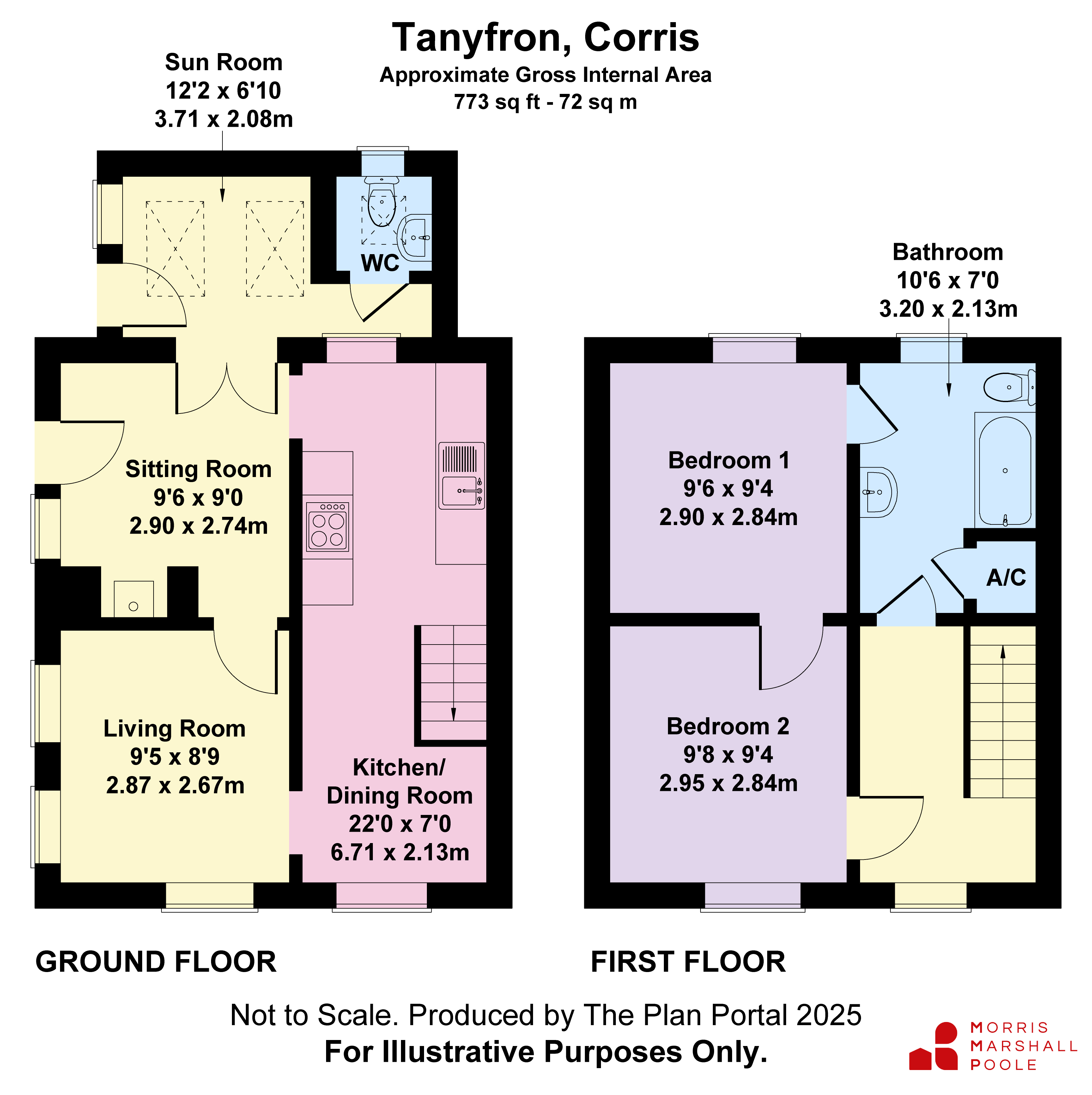 Tanyfron,, Corris, Gwynedd floorplan