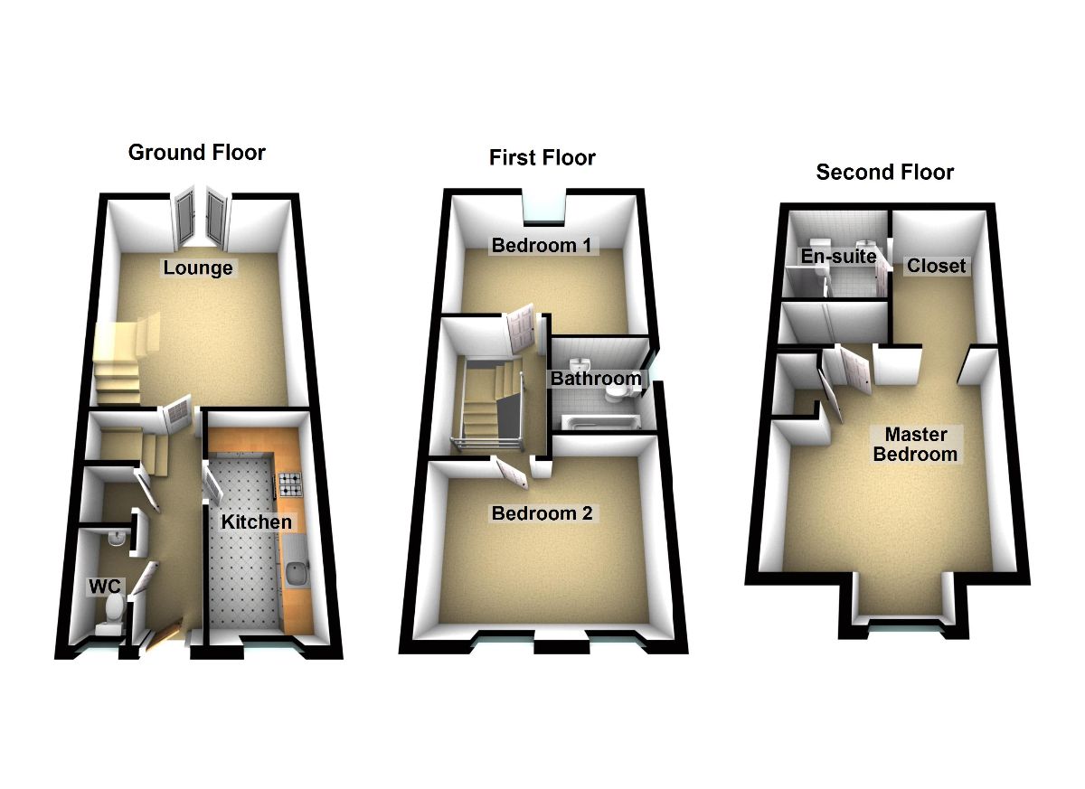 3 Bedrooms Semi-detached house for sale in Easterton Drive, Caldercruix, Airdrie ML6