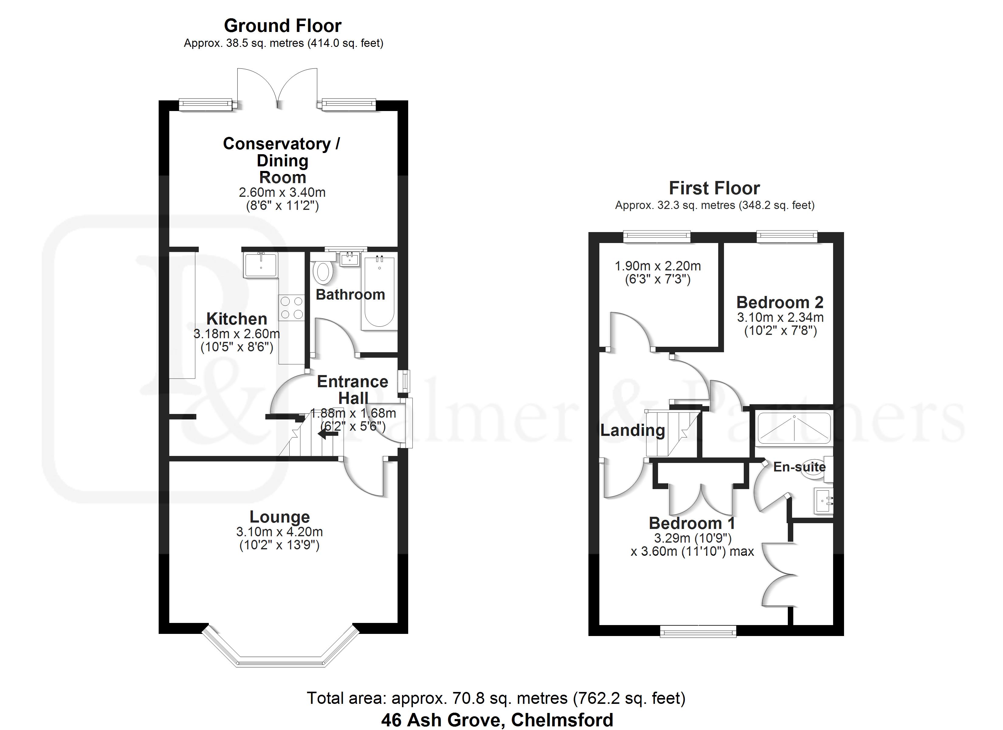 46, Ash Grove, Essex floorplan