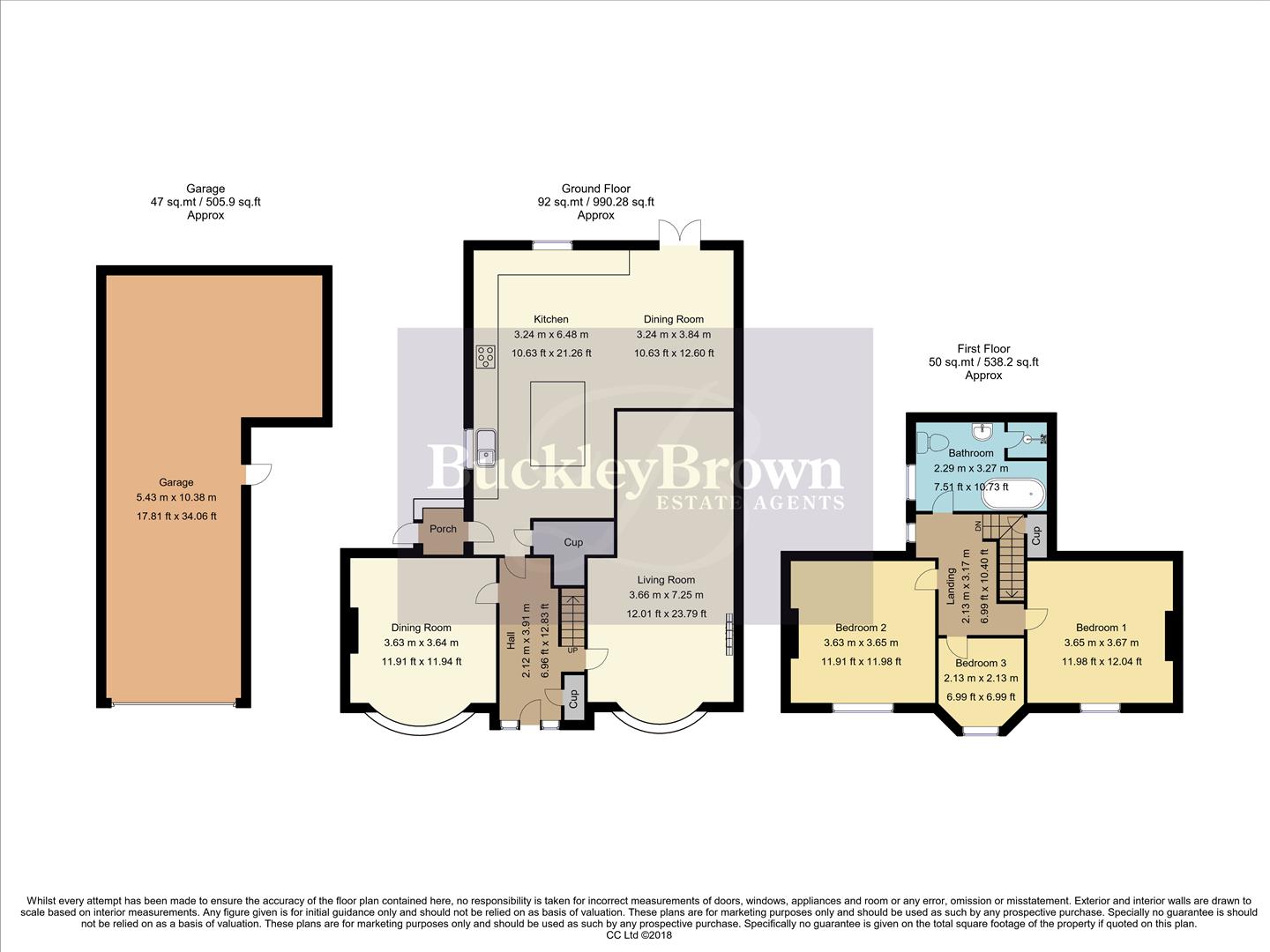 50, Woodland Road, Mansfield floorplan