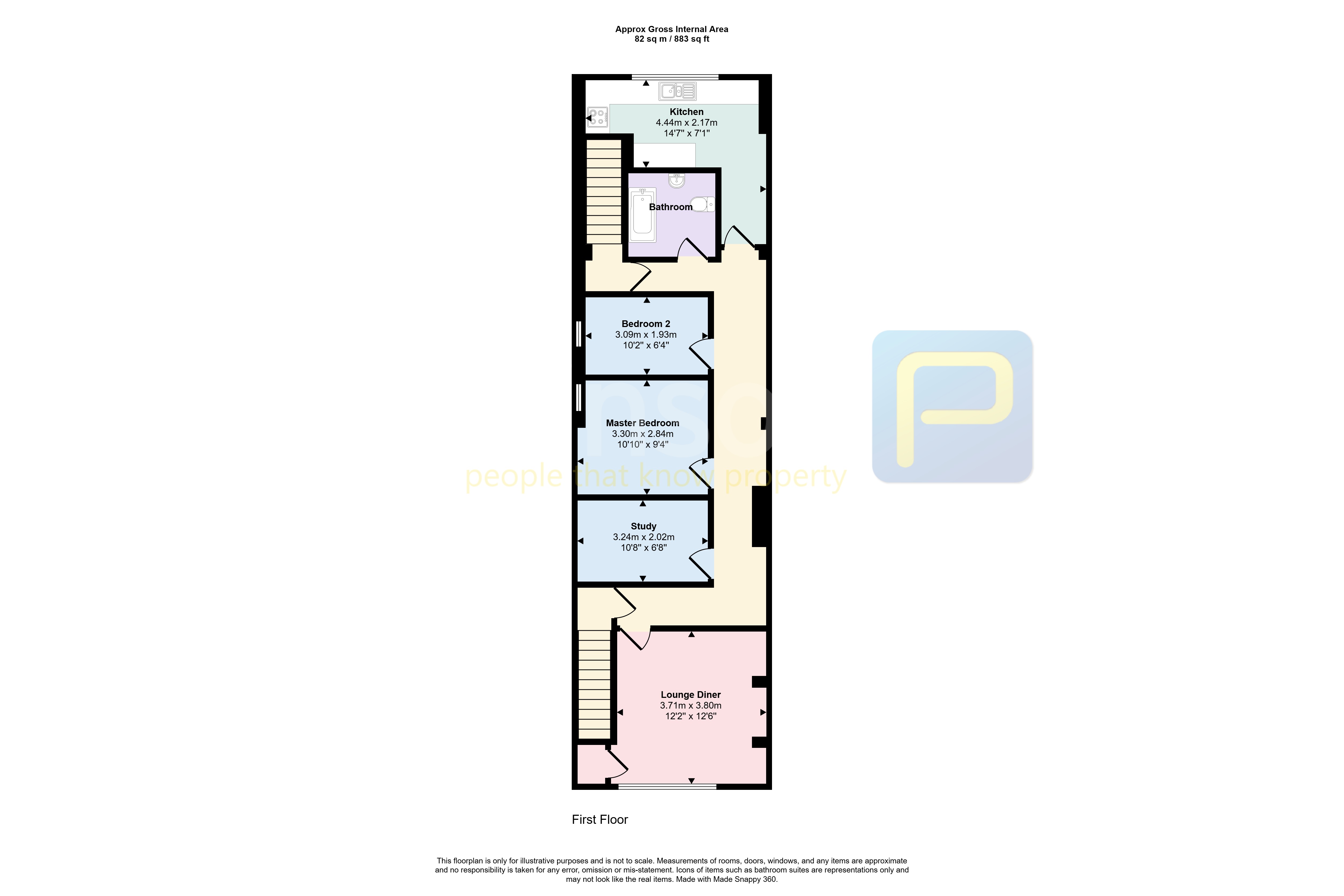 Stanhope Road, South Shields floorplan