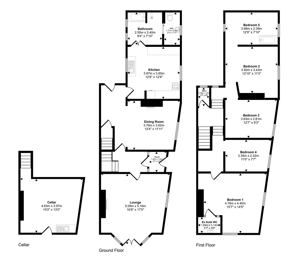 62, Dean Street, BLACKPOOL floorplan
