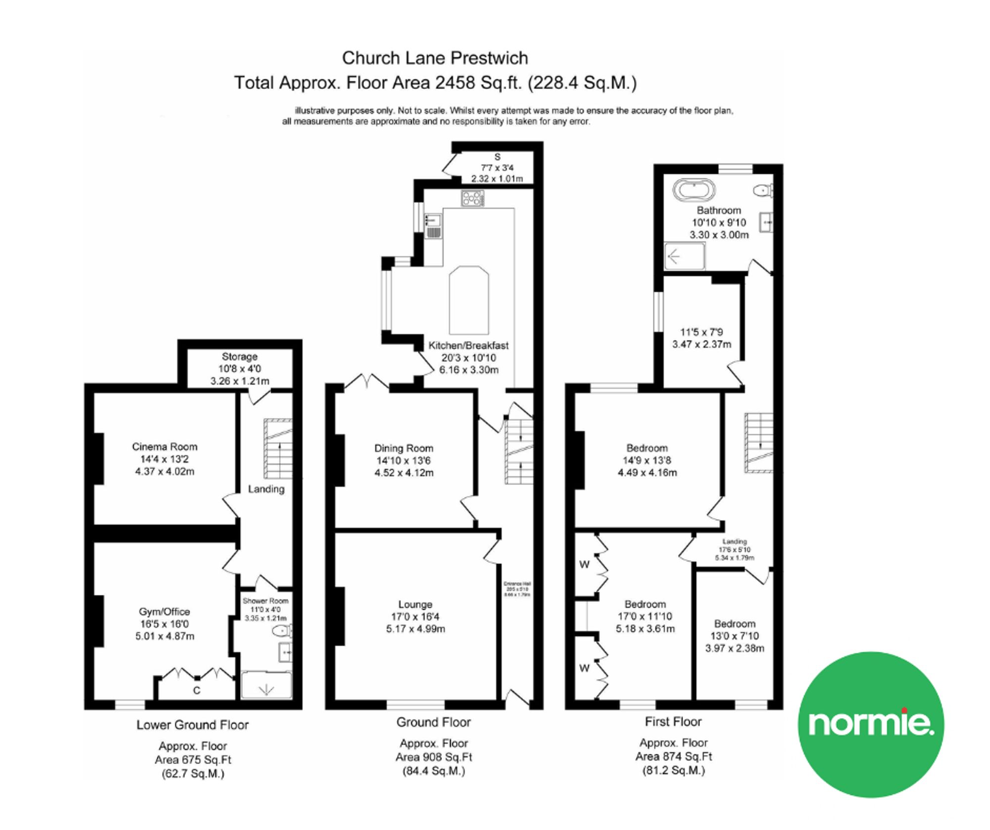 28 Church Lane, Manchester floorplan
