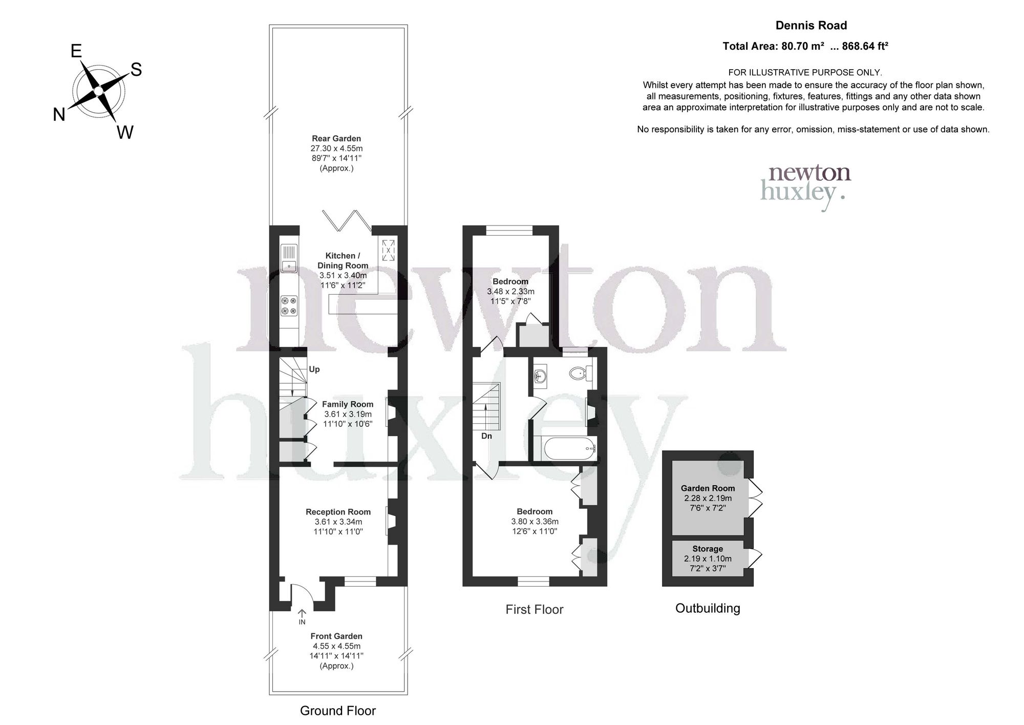 15 Dennis Road, East Molesey floorplan