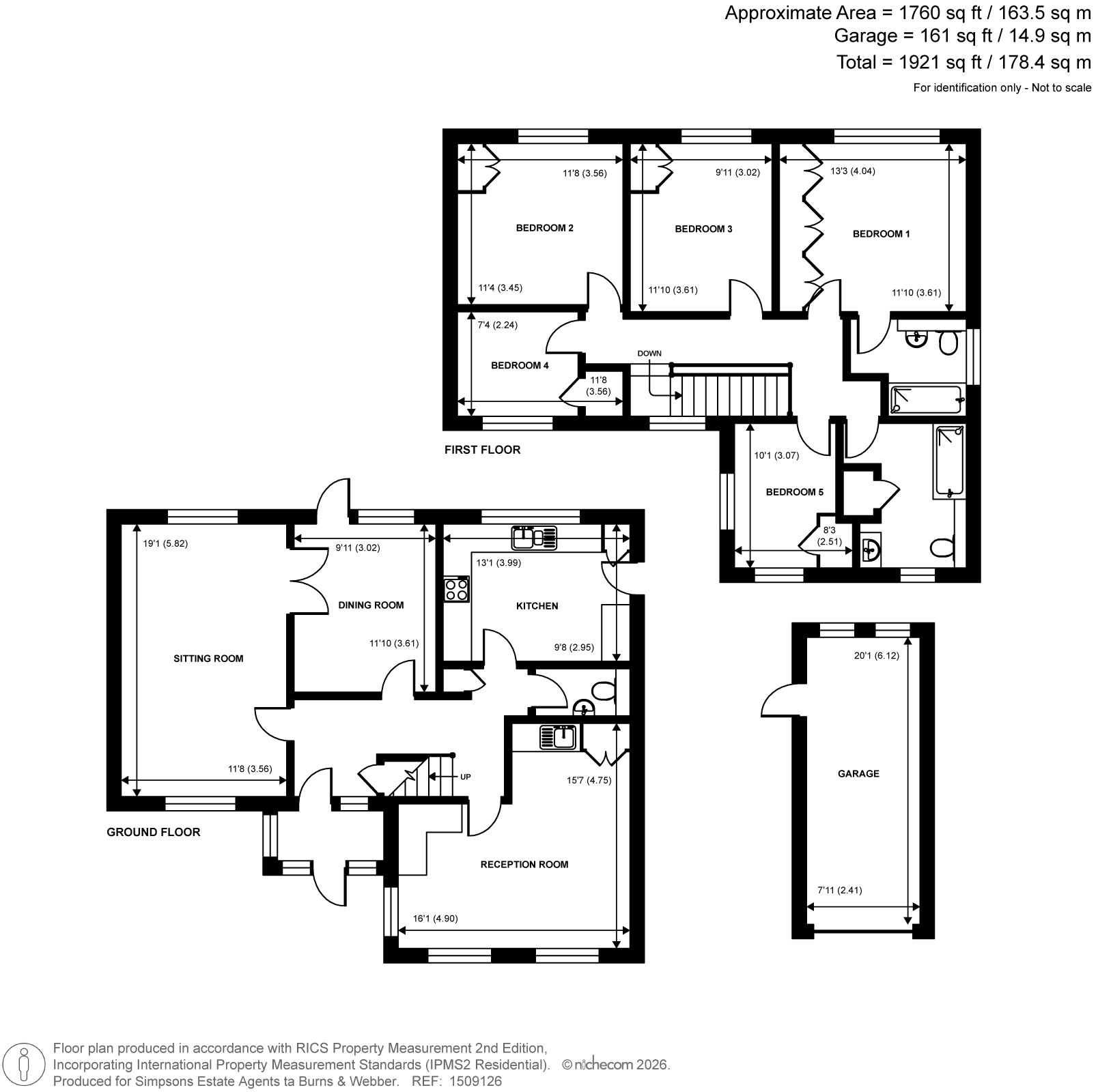 40, Hillary Road, Farnham floorplan