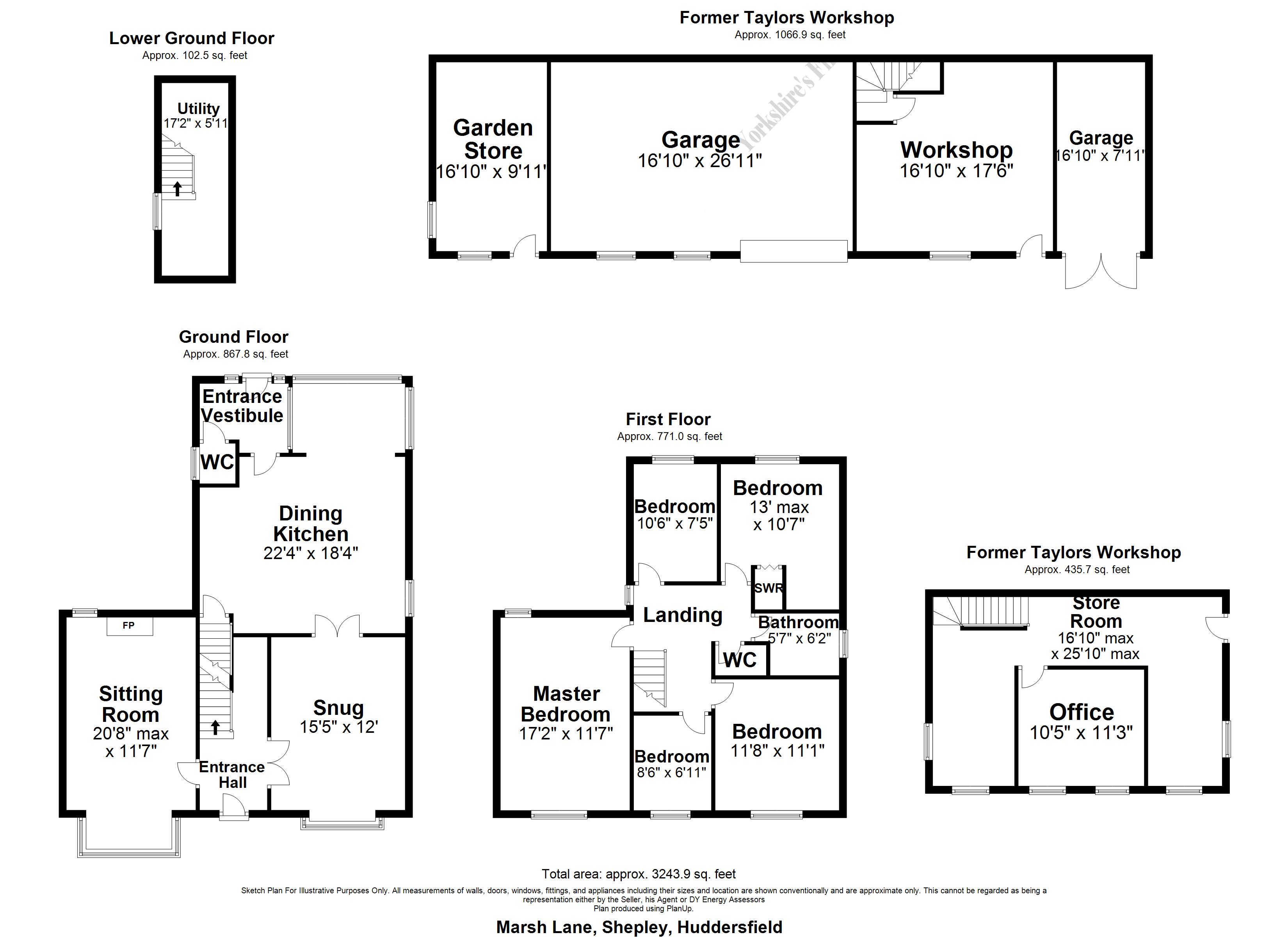 Marsh Lane, Shepley, Huddersfield HD8, 5 bedroom detached house for