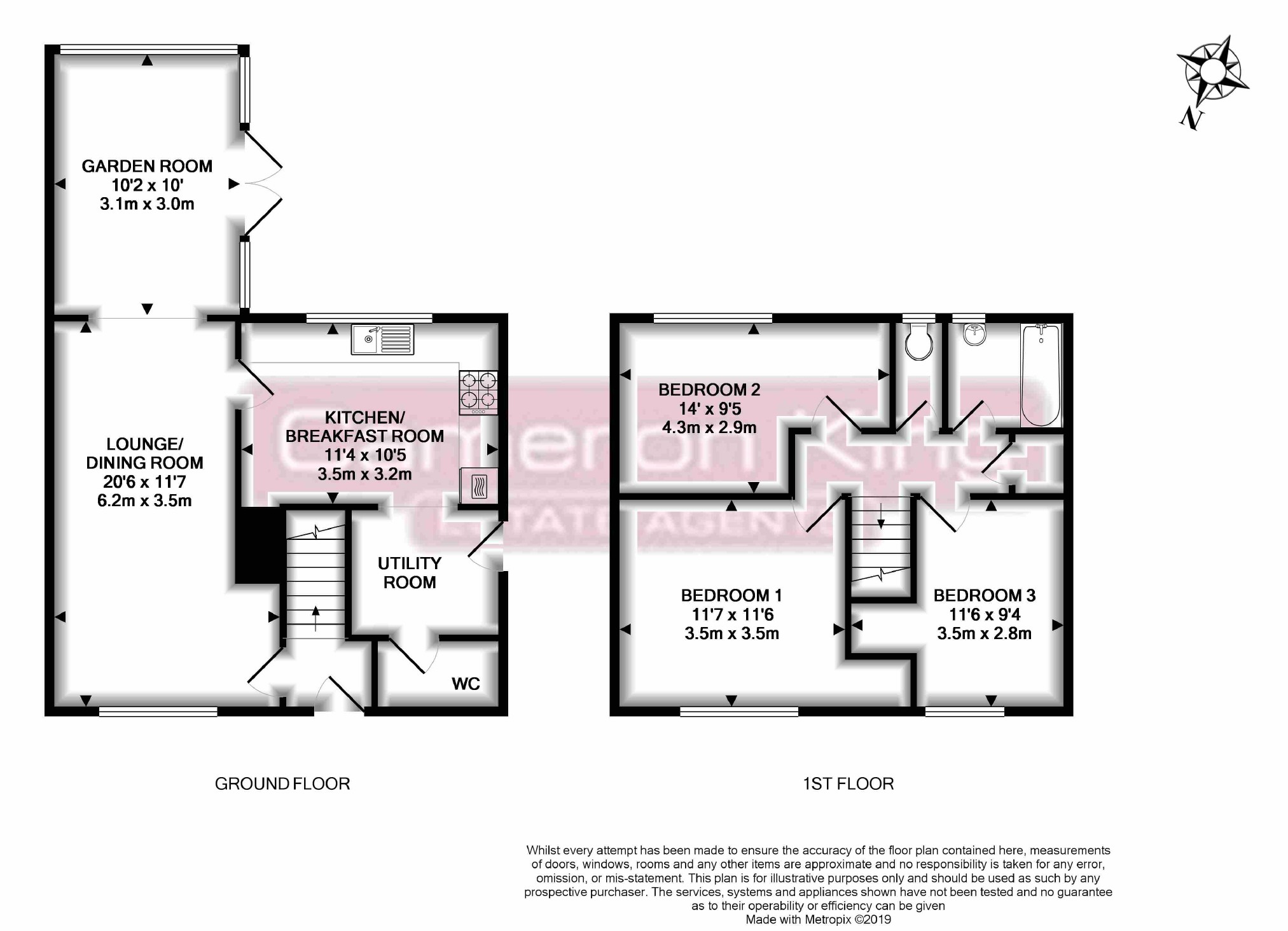 3 Bedrooms End terrace house for sale in Priory Road, Burnham, Berkshire SL1