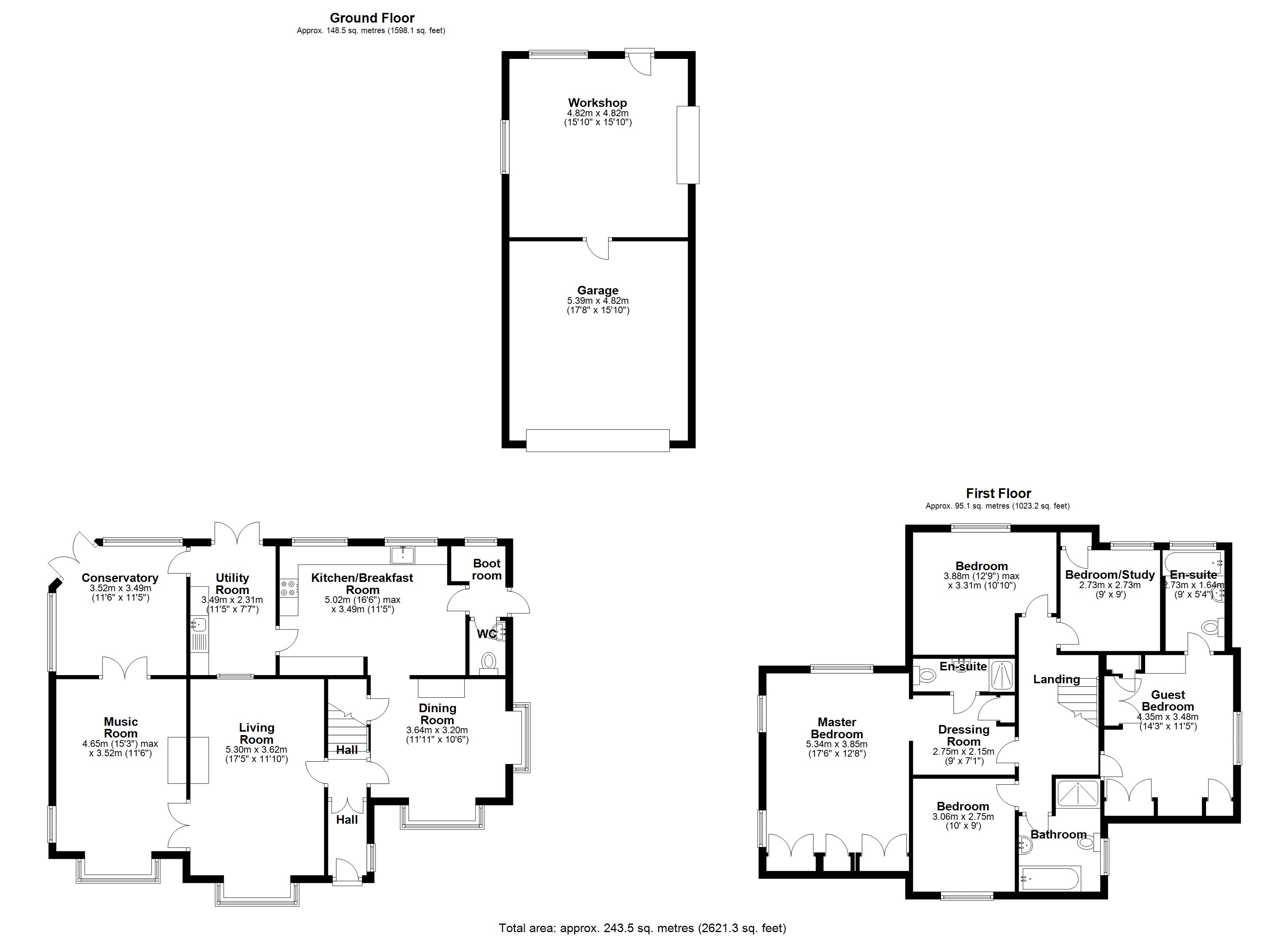 5 Bedrooms Detached house for sale in Stanstead Road, Hunsdon, Ware SG12