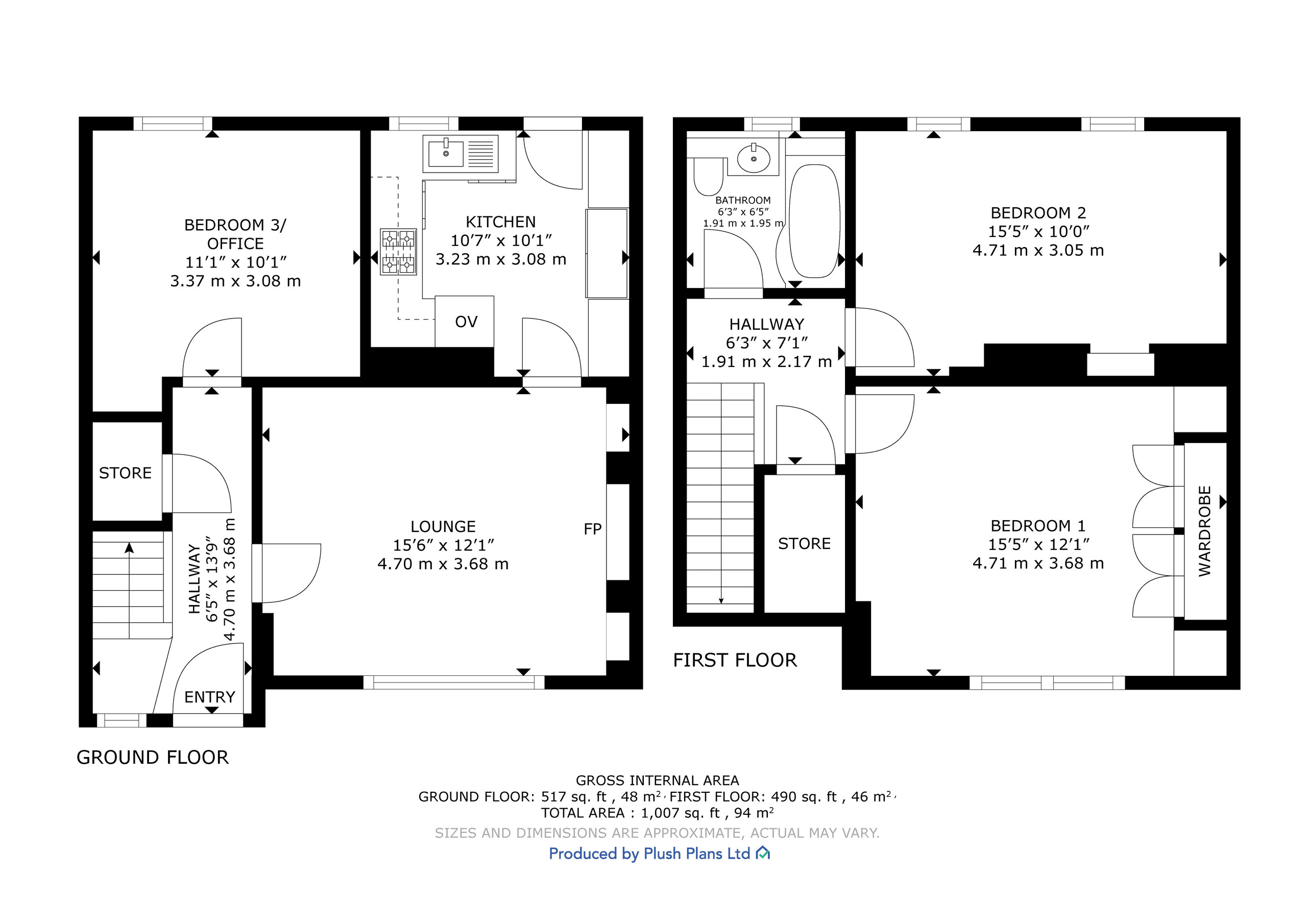 2 Braehead Avenue, Glasgow floorplan