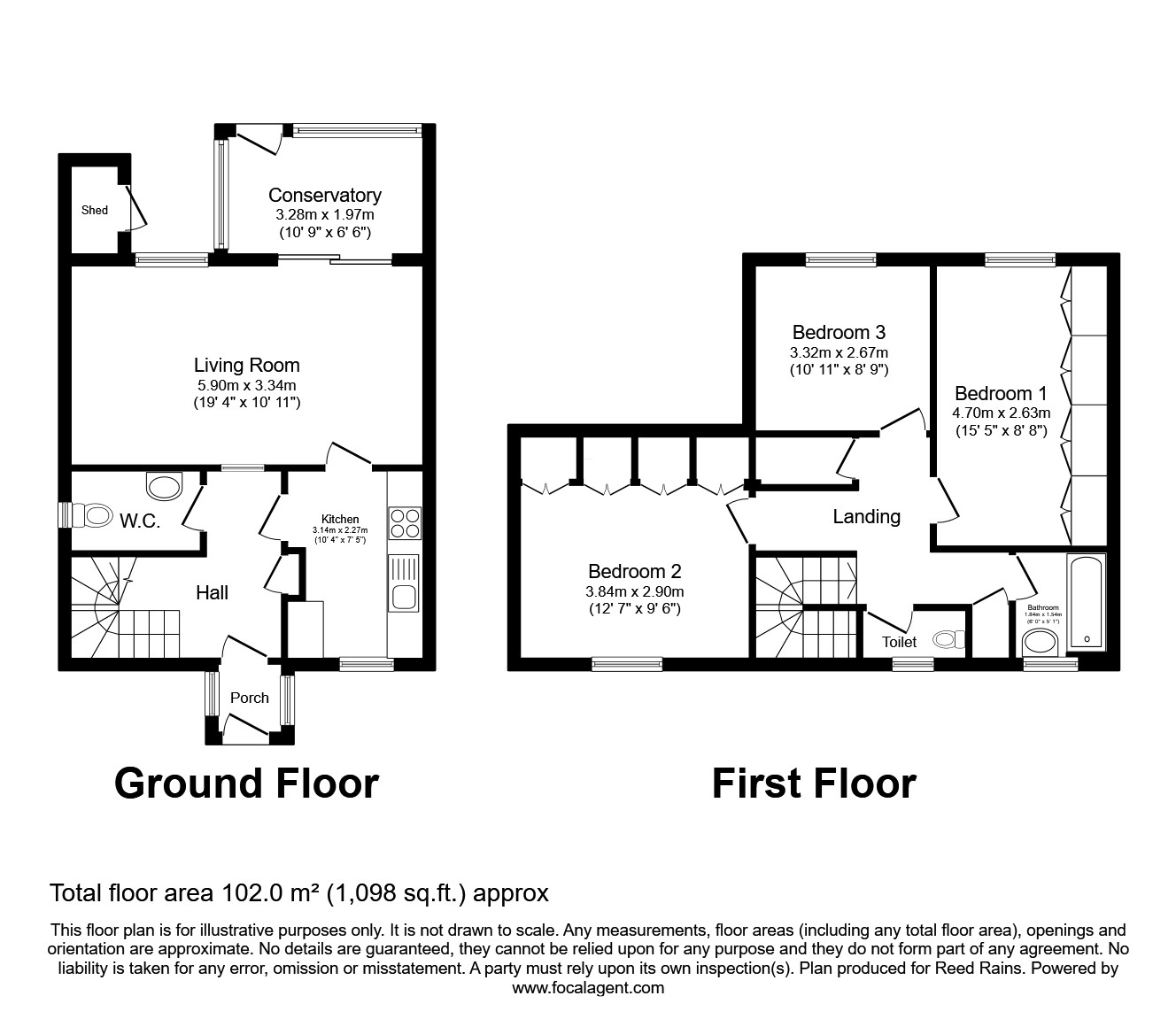 1, Duxford Walk, Greater Manchester floorplan