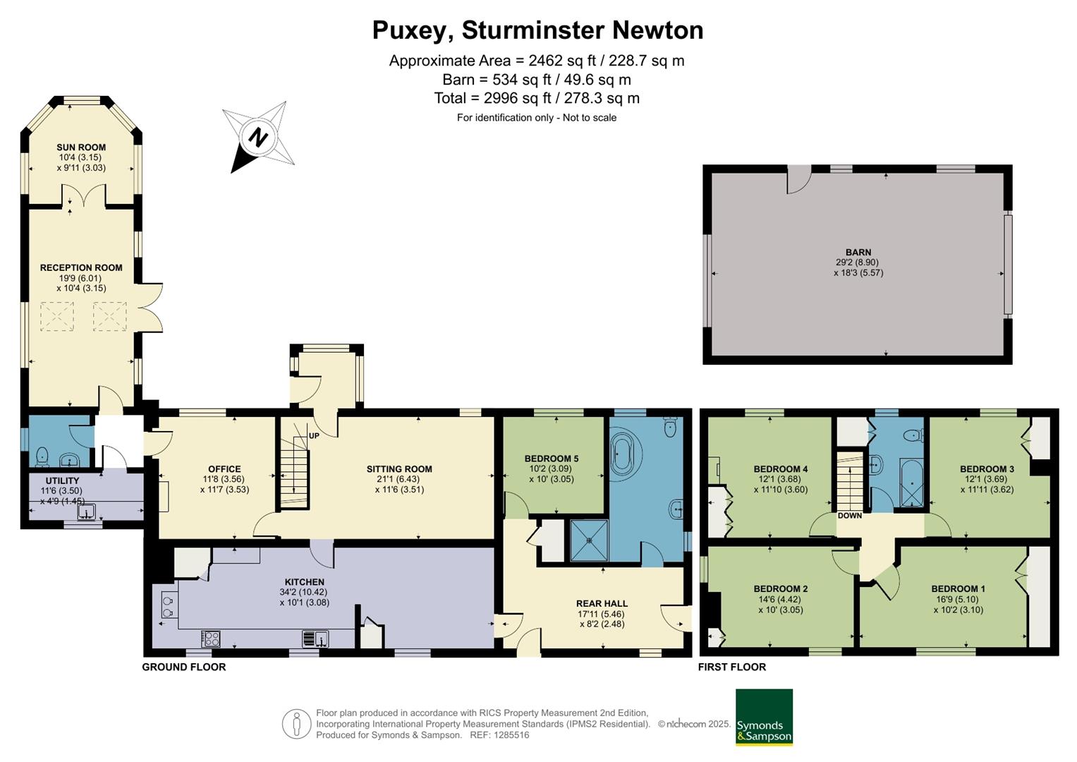Milk House, Puxey, Dorset floorplan