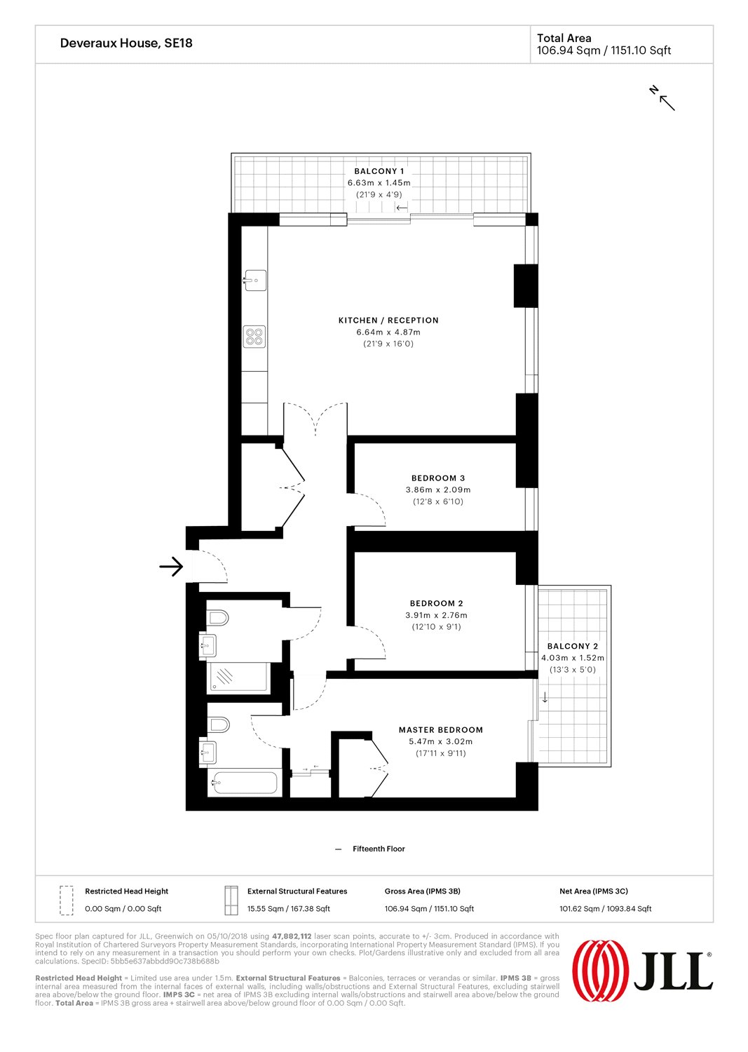 3 Bedrooms Flat to rent in Duke Of Wellington Avenue, London SE18