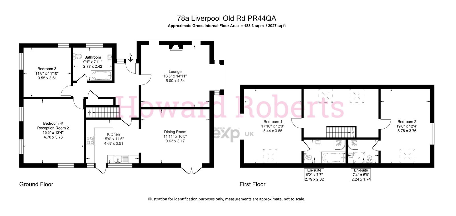 78a, Liverpool Old Road, Preston floorplan