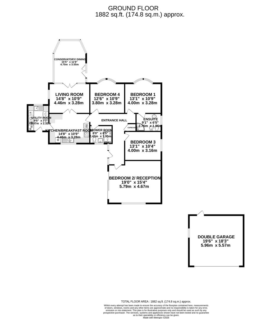247, Brompton Farm Road, Rochester floorplan
