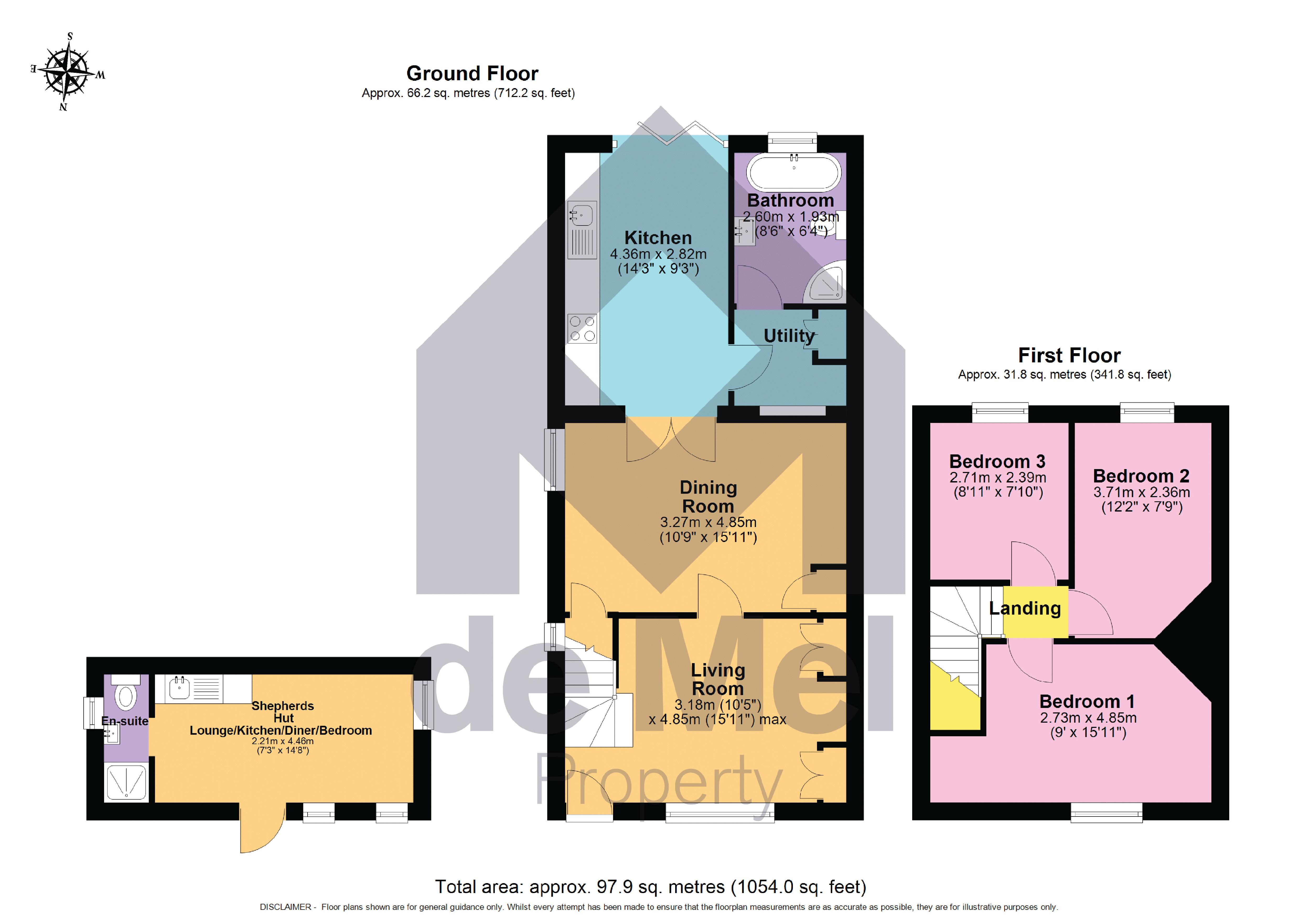4, Station Cottages, Cheltenham floorplan