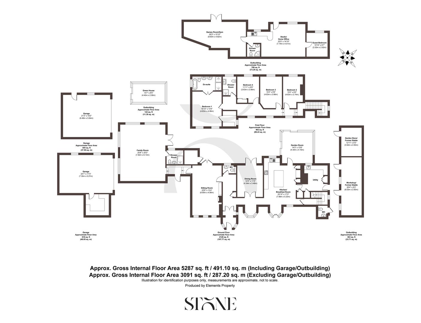 Juniper Stables, Mogador, Tadworth floorplan