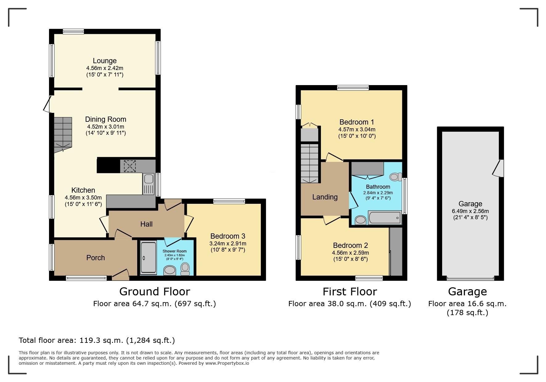 73 Waterford Lane, Cherry Willingham, Lincolnshire floorplan
