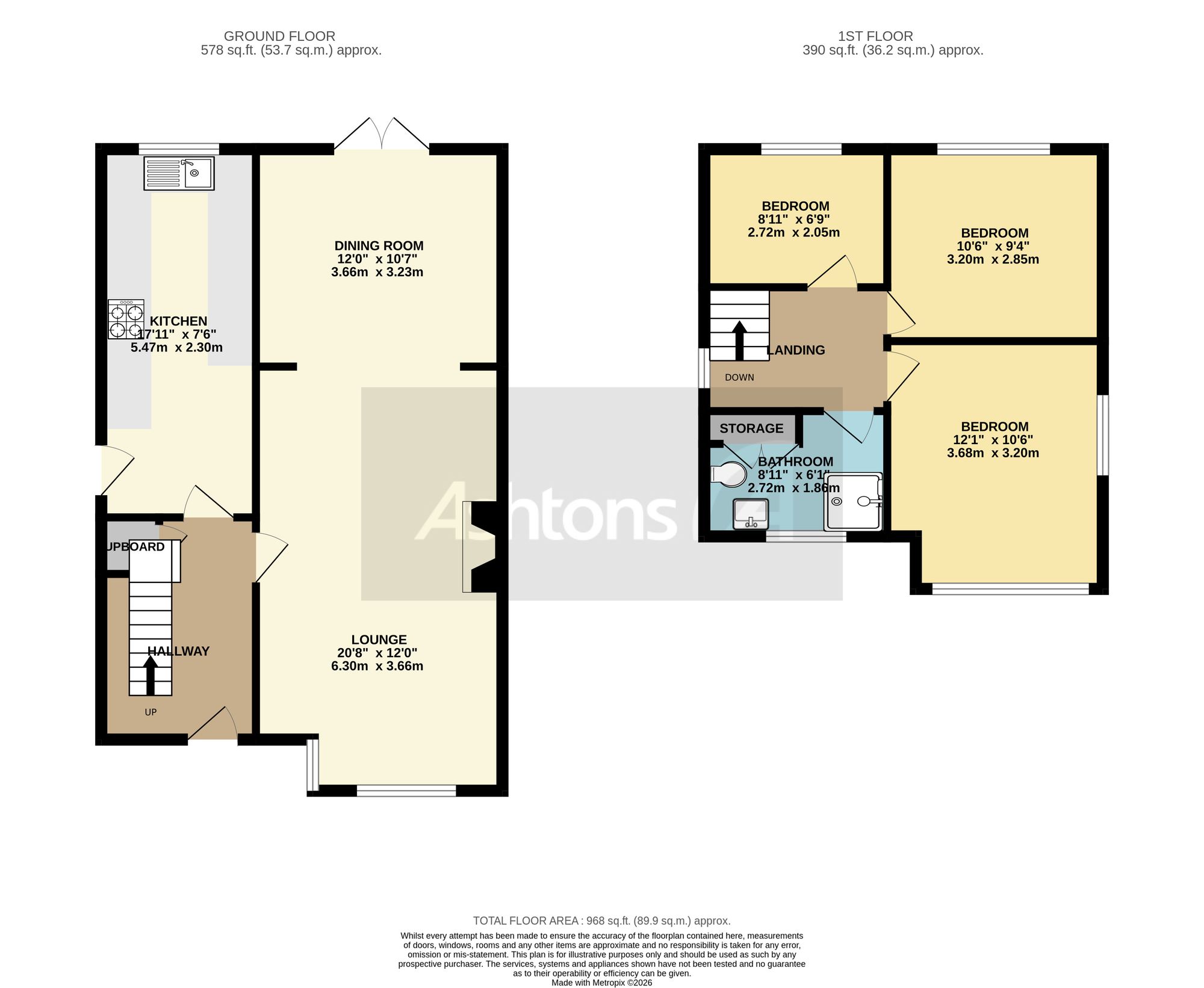 21 Dam Lane, Warrington floorplan