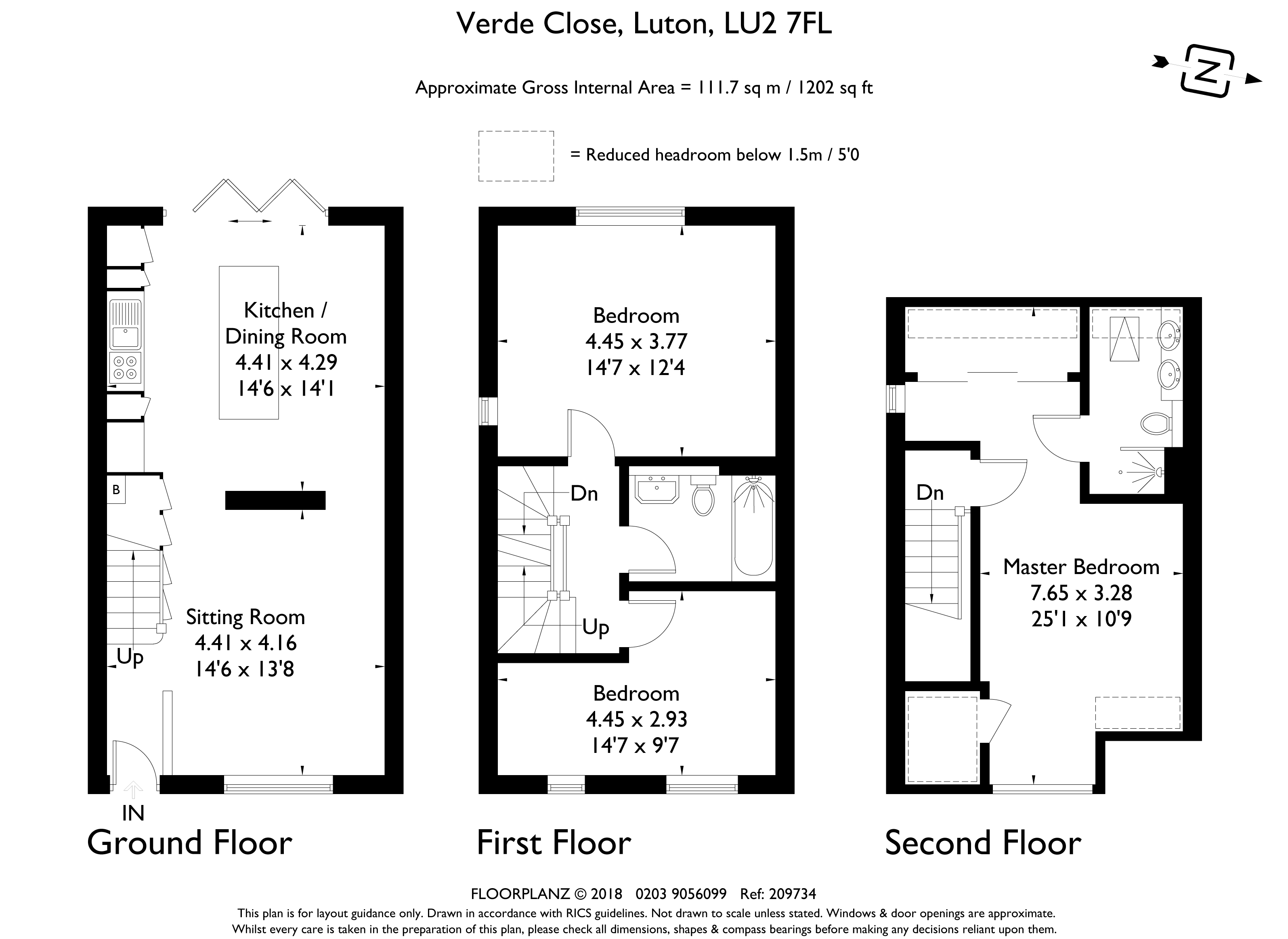 3 bed semidetached house for sale in Verde Close, Stopsley, Luton LU2