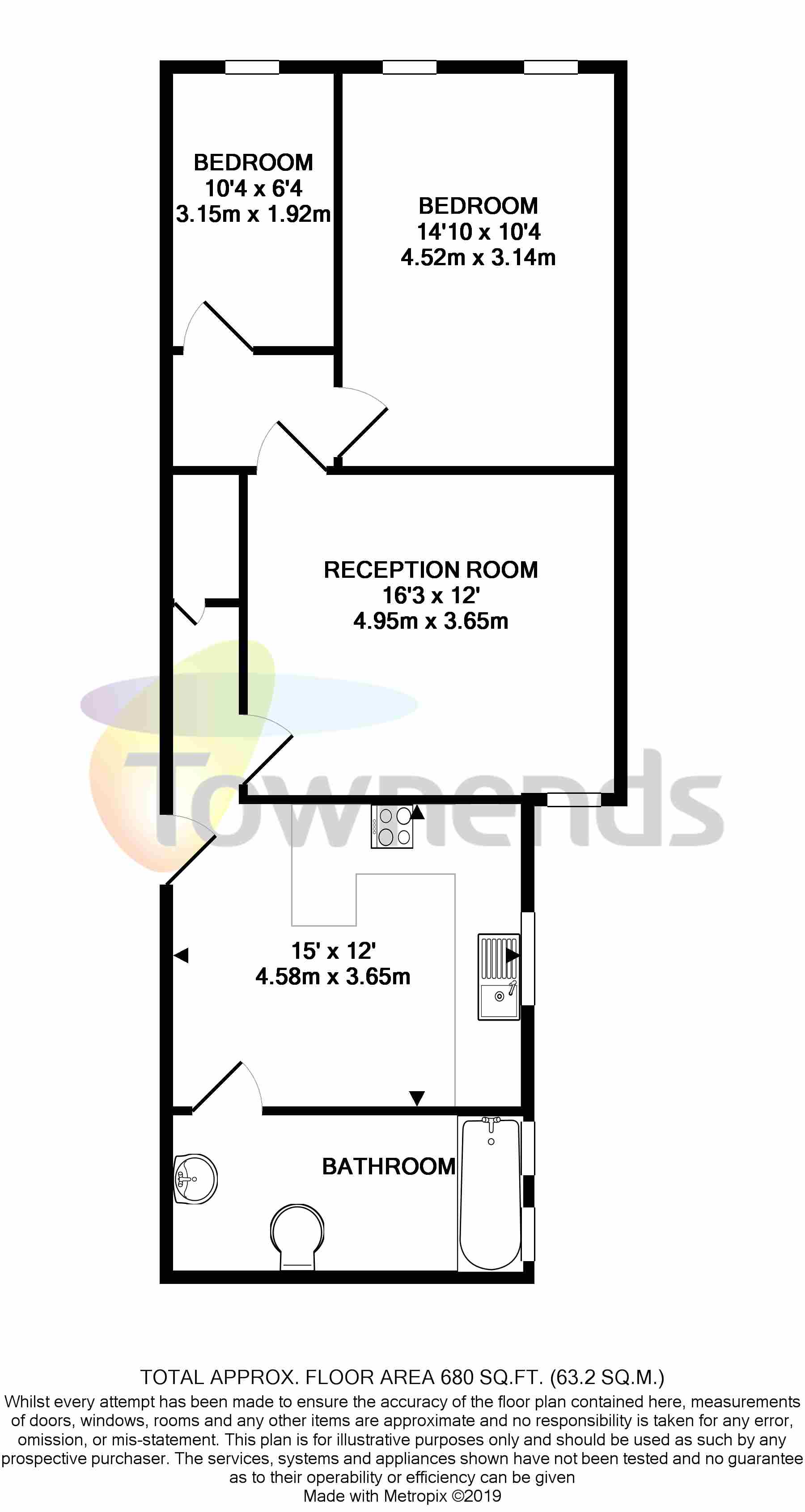 2 Bedrooms Flat to rent in Putney High Street, Putney, London SW15