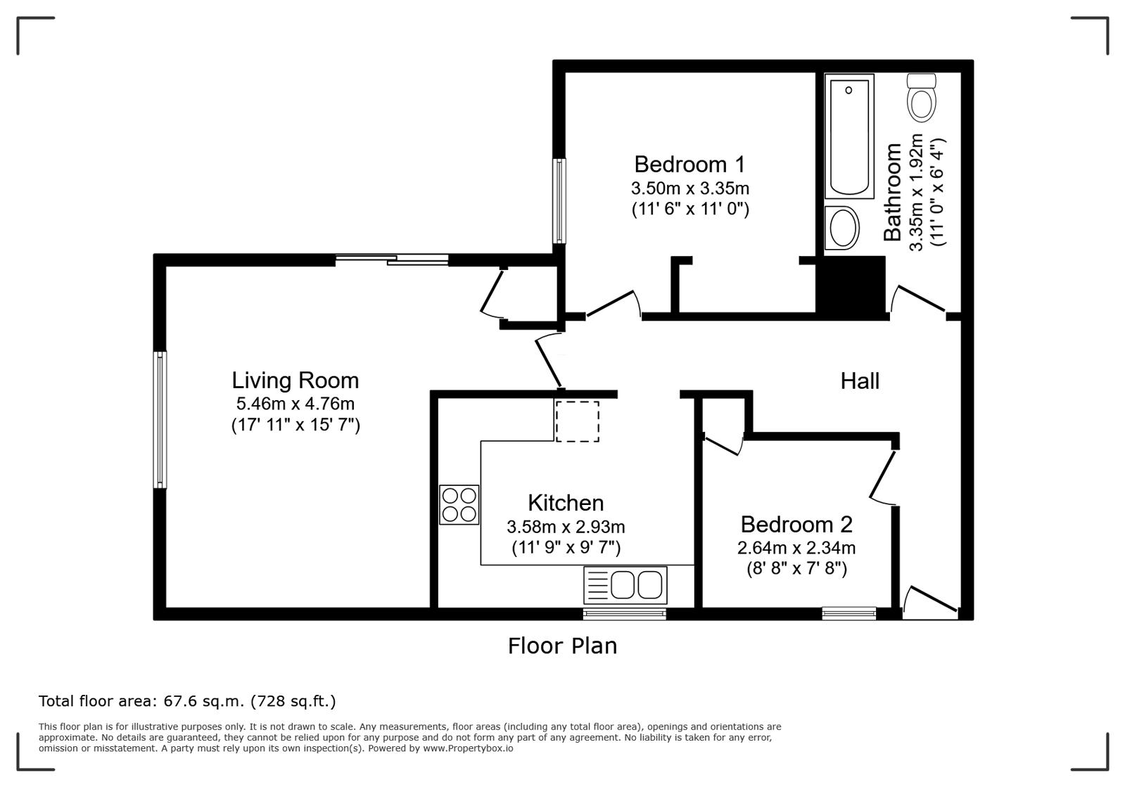 92C, Prince Avenue, Essex floorplan