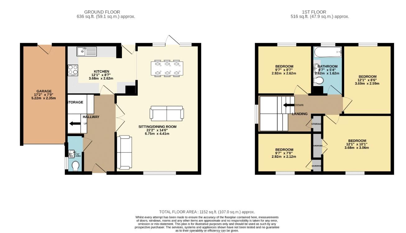 53, Bearcroft, Hereford floorplan