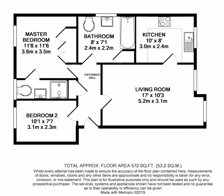 2 Bedrooms Flat for sale in Markham Court, Camberley GU15