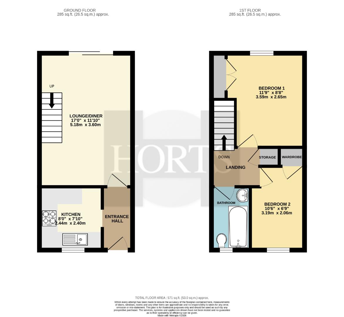 47, Brunel Drive, Northampton floorplan