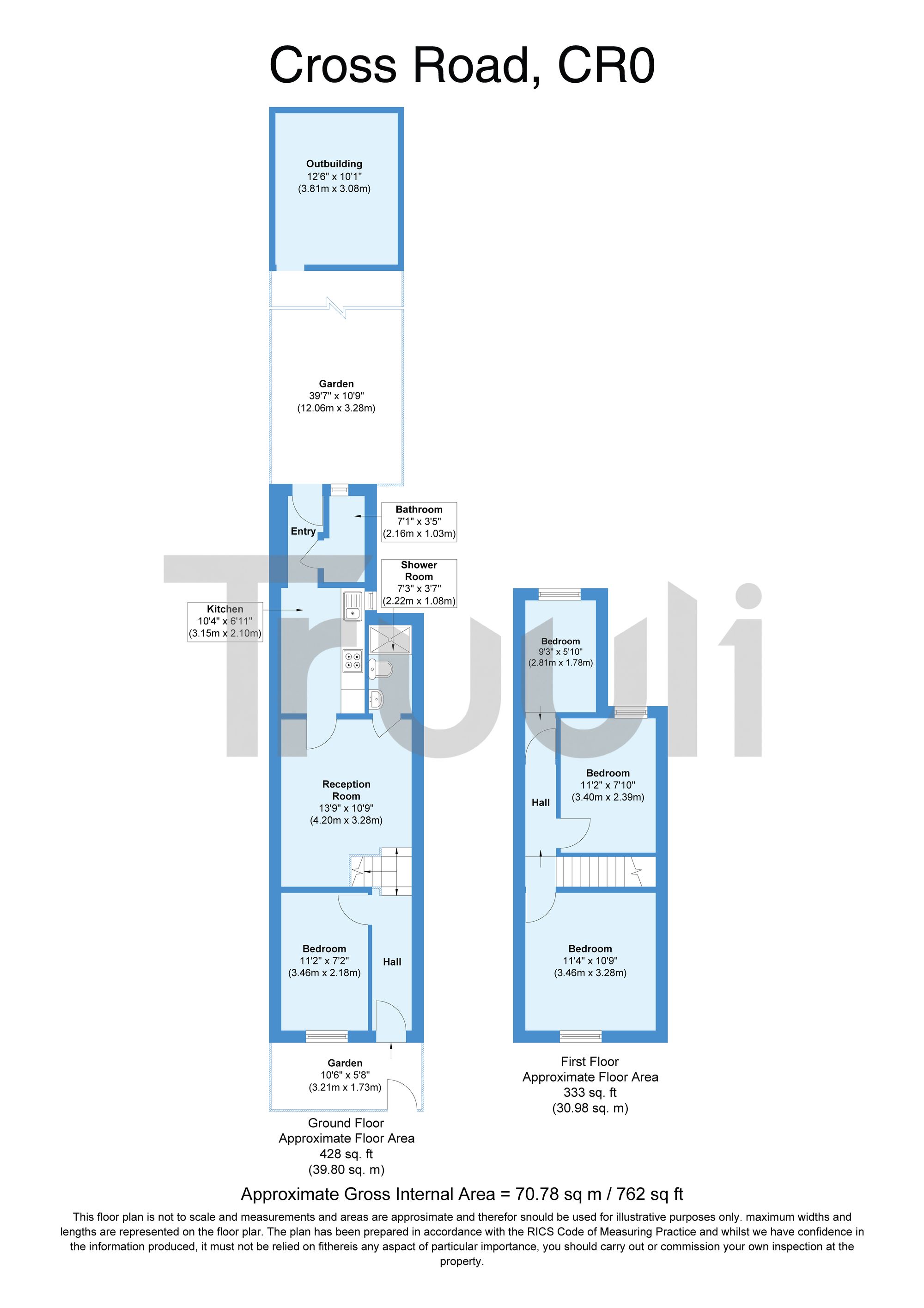 8 Cross Road, Croydon floorplan