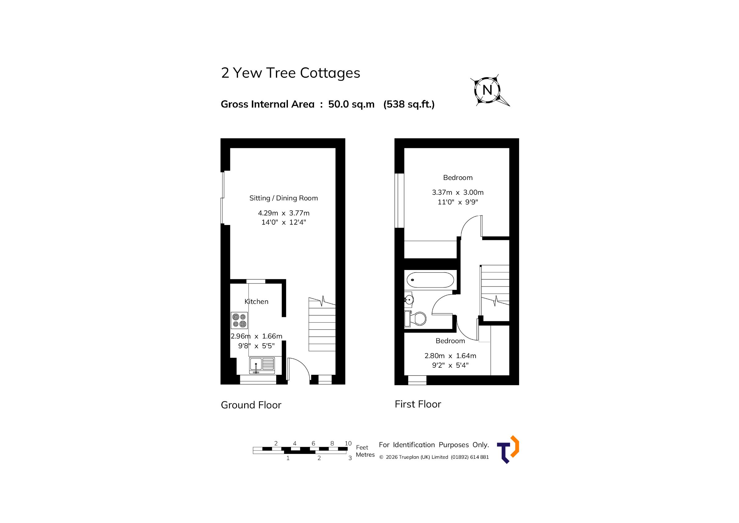 2 Yewtree Cottage, Marsh Green Road, Edenbridge floorplan