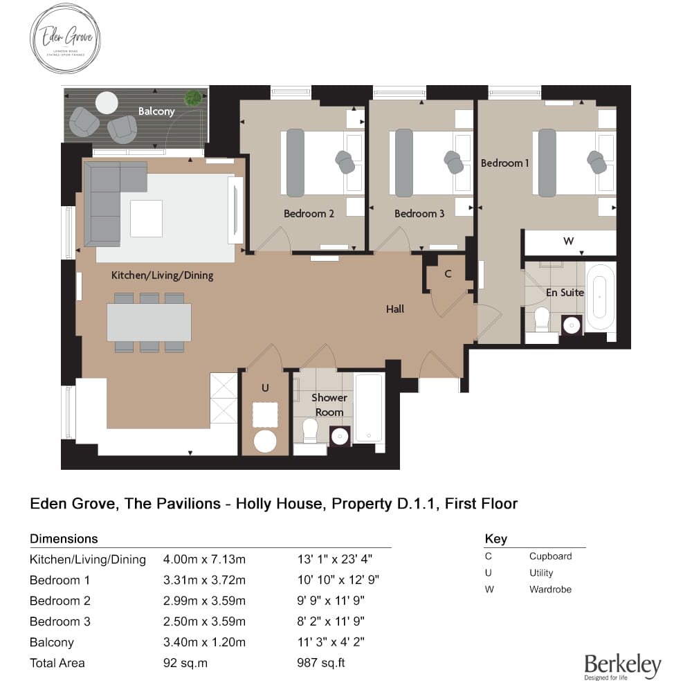 D.1.1, Staines-Upon-Thames, Tw18 4Ab, Staines Upon Thames floorplan