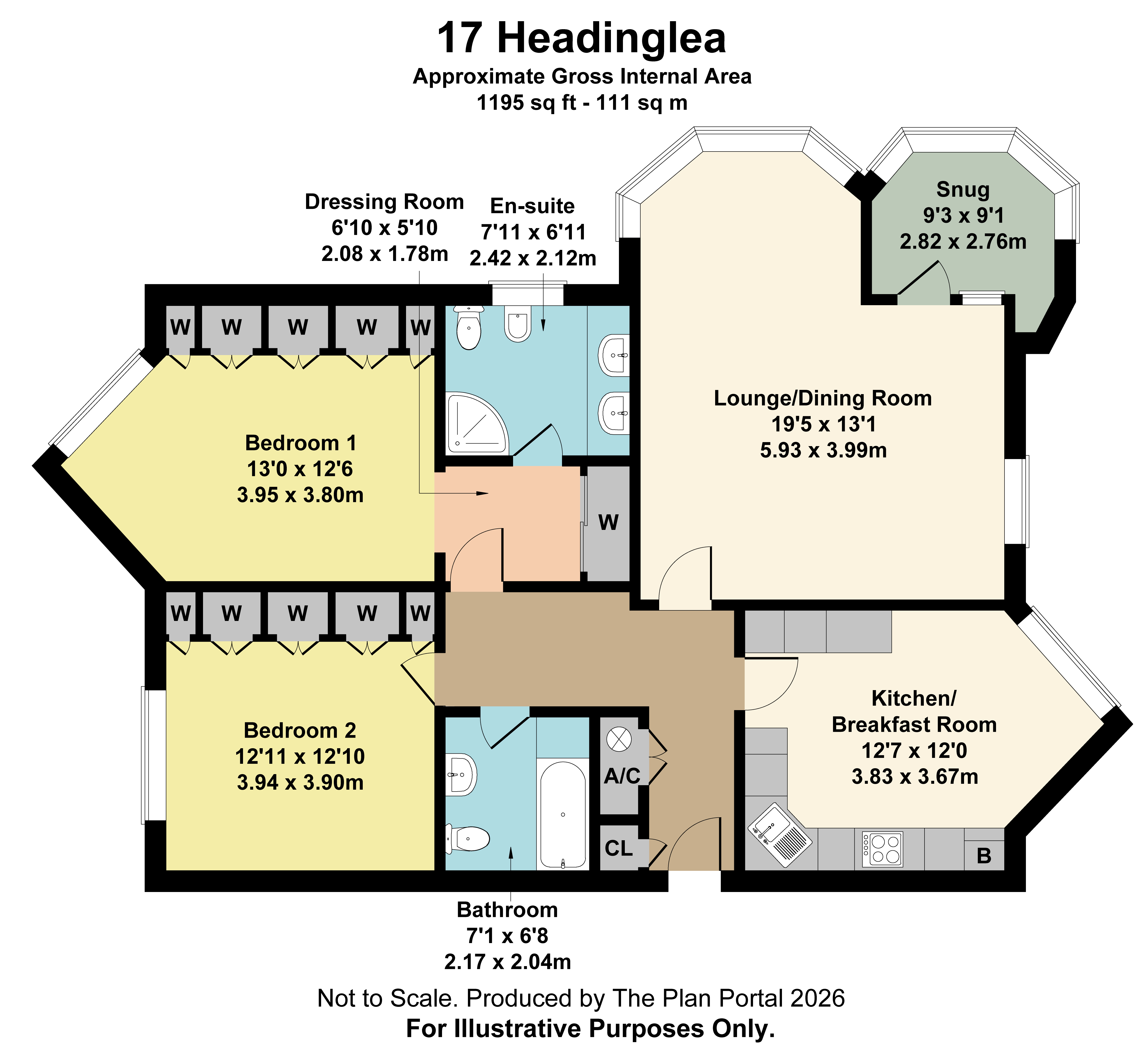 Flat 17, Headinglea,, 5, The Avenue, Poole floorplan