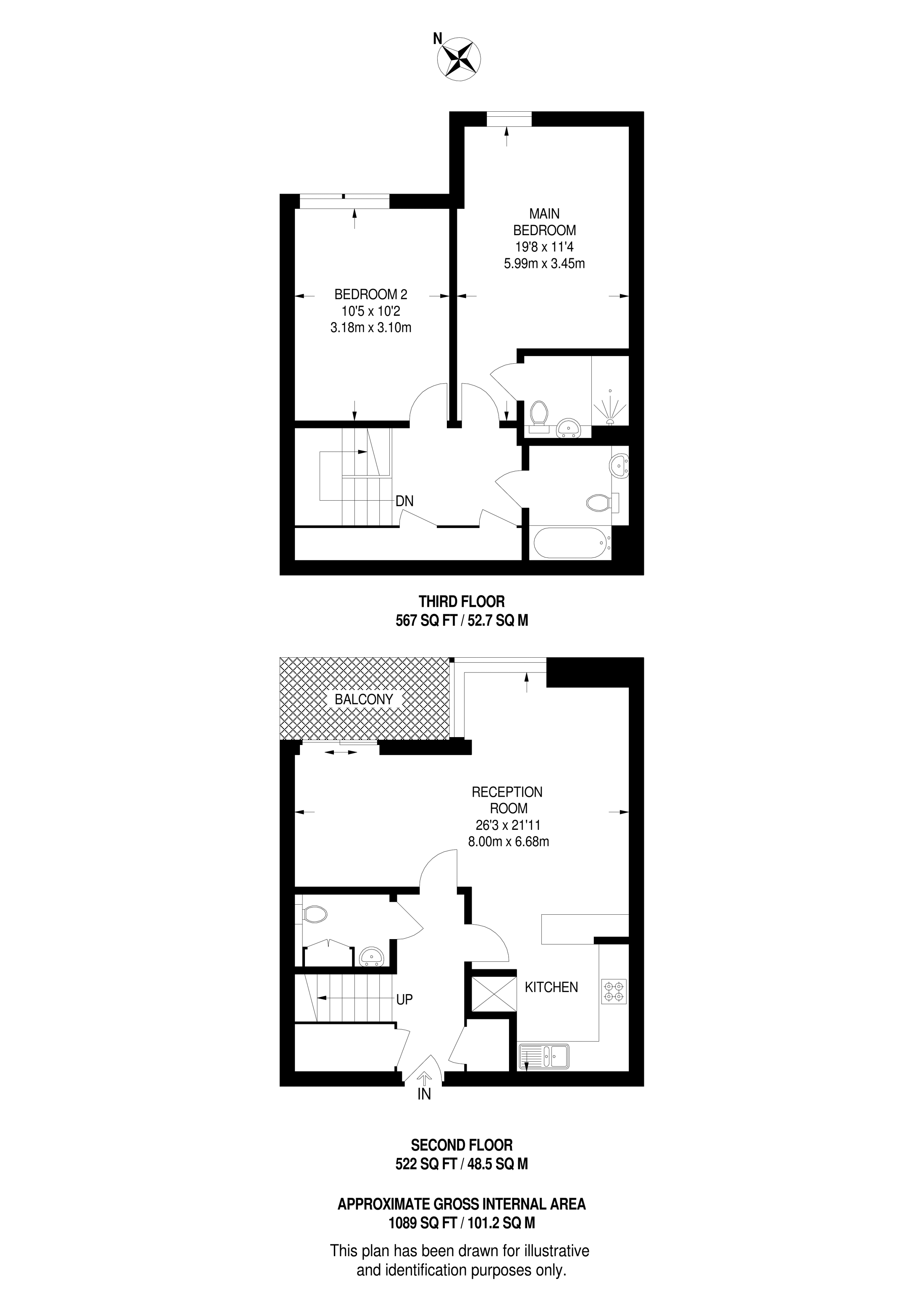 Durant Street, E2, Columbia Road floorplan